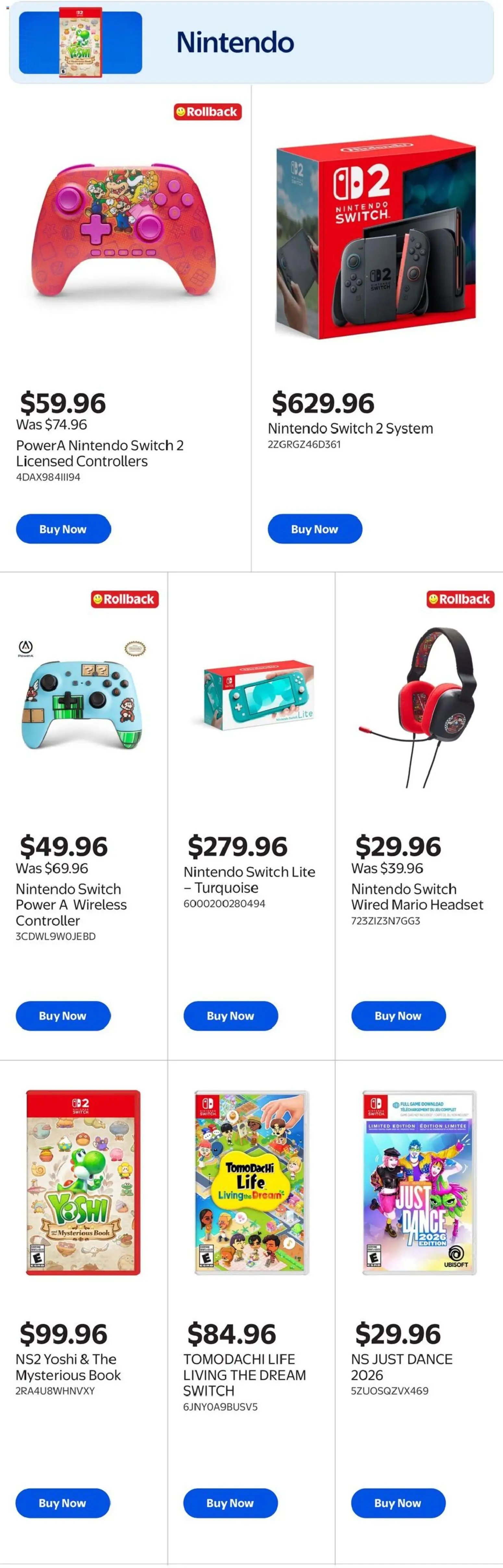 Walmart flyer from 28.05.2026 Walmart flyer - Gaming & entertainment guide