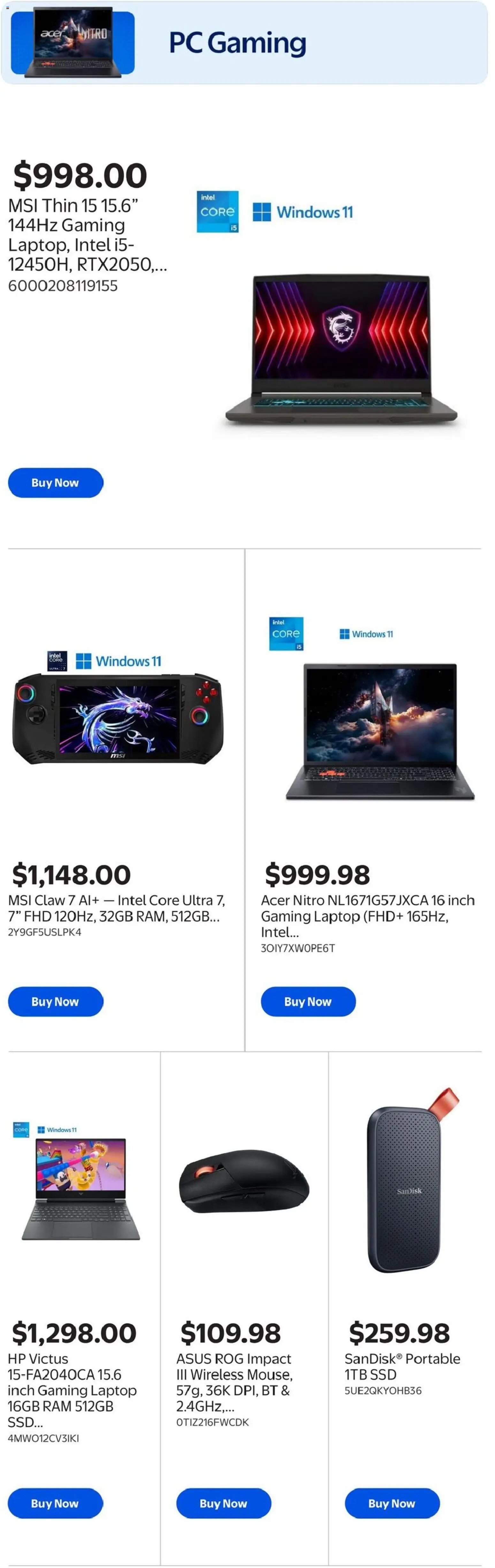 Walmart flyer from 28.05.2026 Walmart flyer - Gaming & entertainment guide