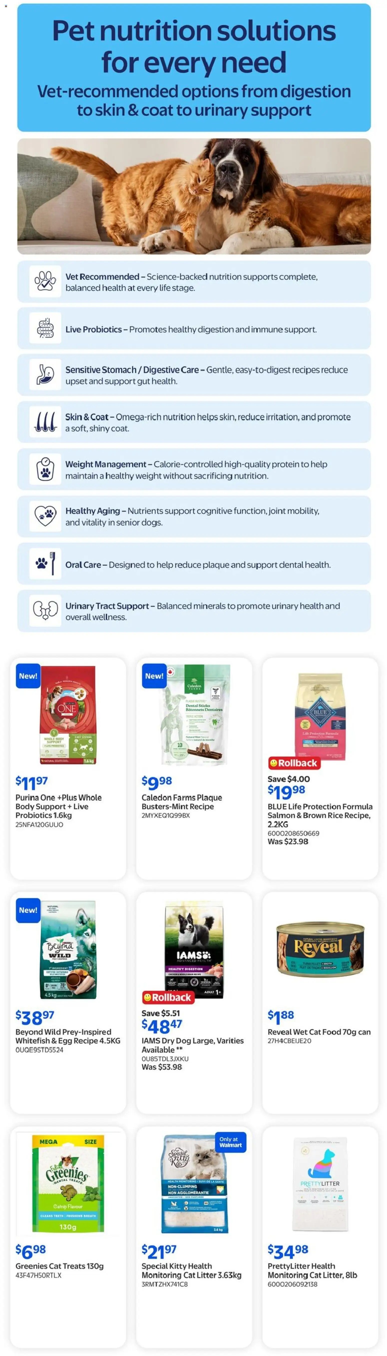 Walmart flyer from 30.04.2026 Walmart flyer - The Pet Event (2026-04-30 - 2026-05-27) | 13