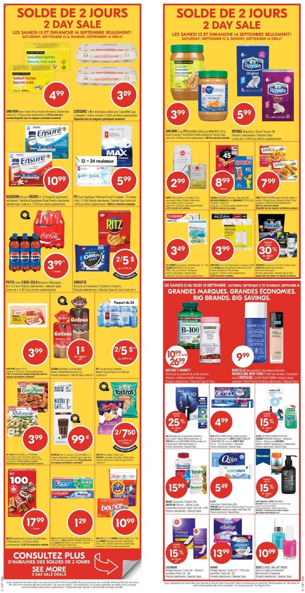 Pharmaprix flyer from 13.09.2025 Weekly flyer / circulaire (2025-09-13 - 2025-09-18) | 1