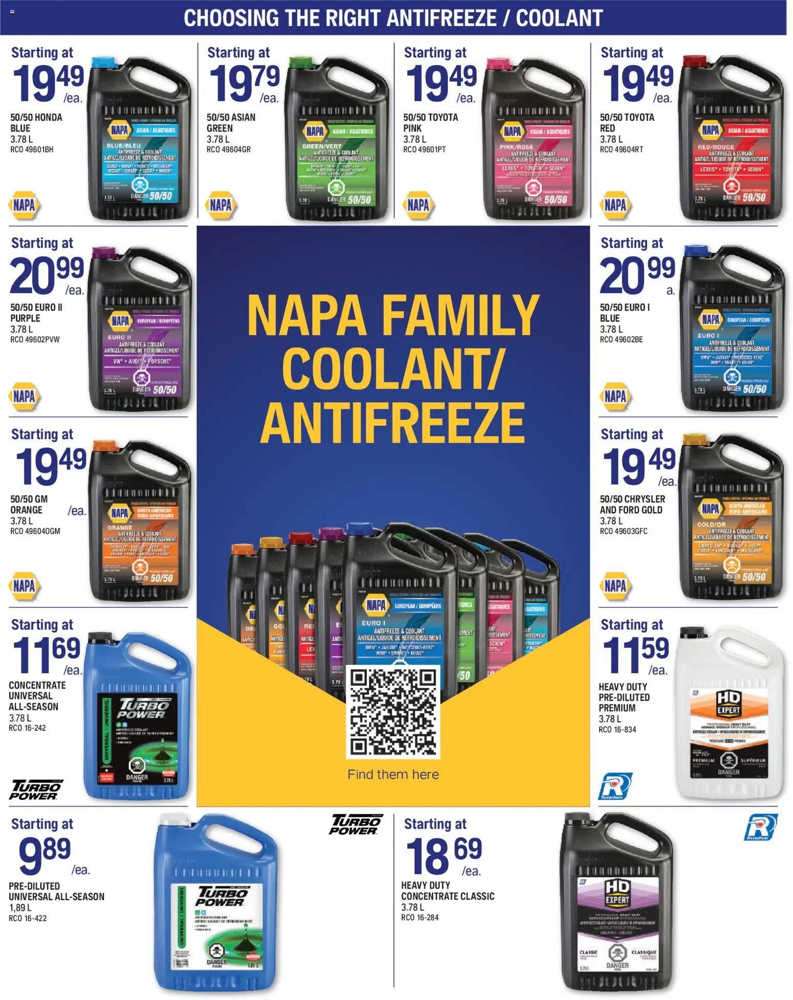 NAPA Auto Parts flyer from 01.01.2026 Weekly Flyer