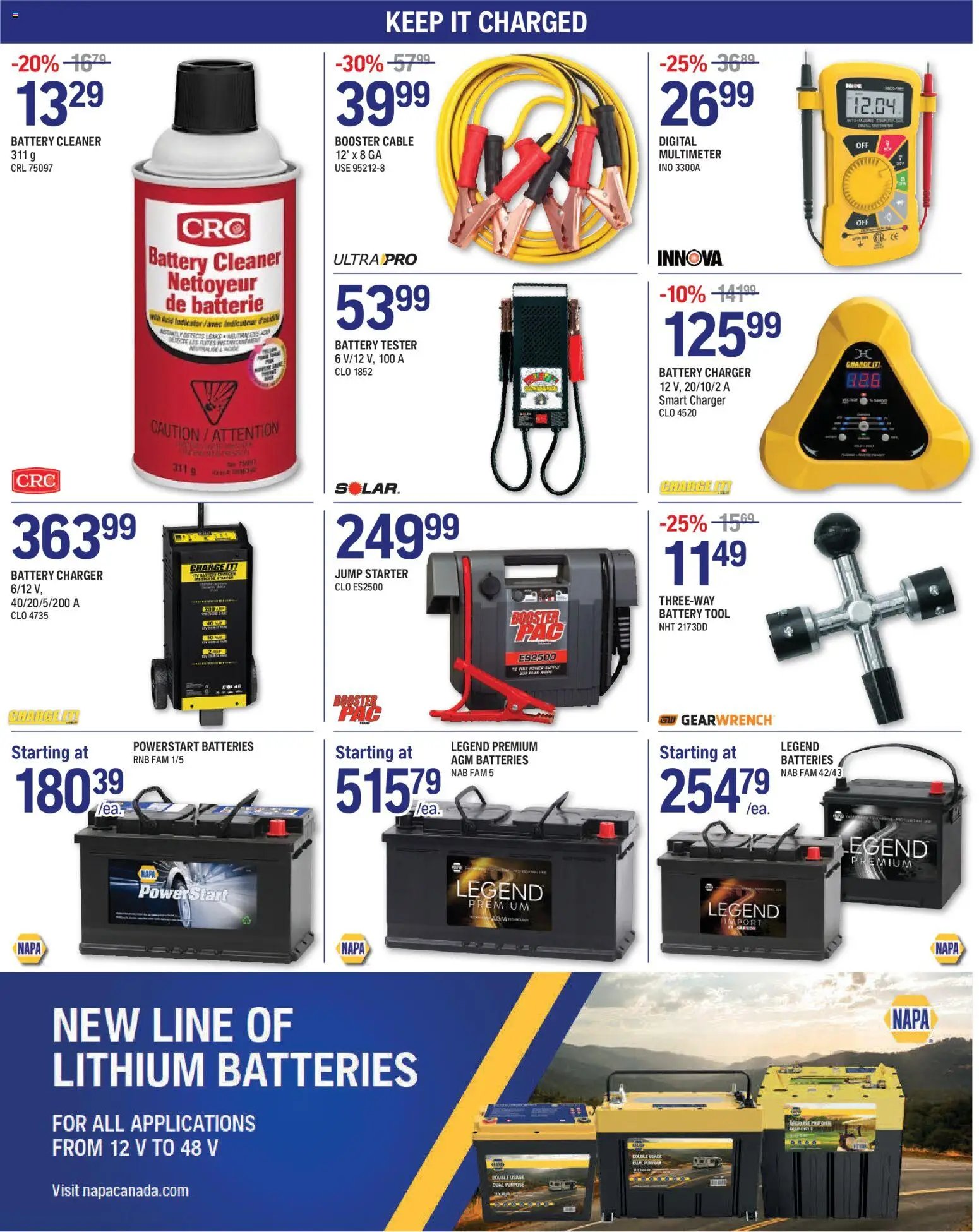 NAPA Auto Parts flyer from 01.01.2026 Weekly Flyer