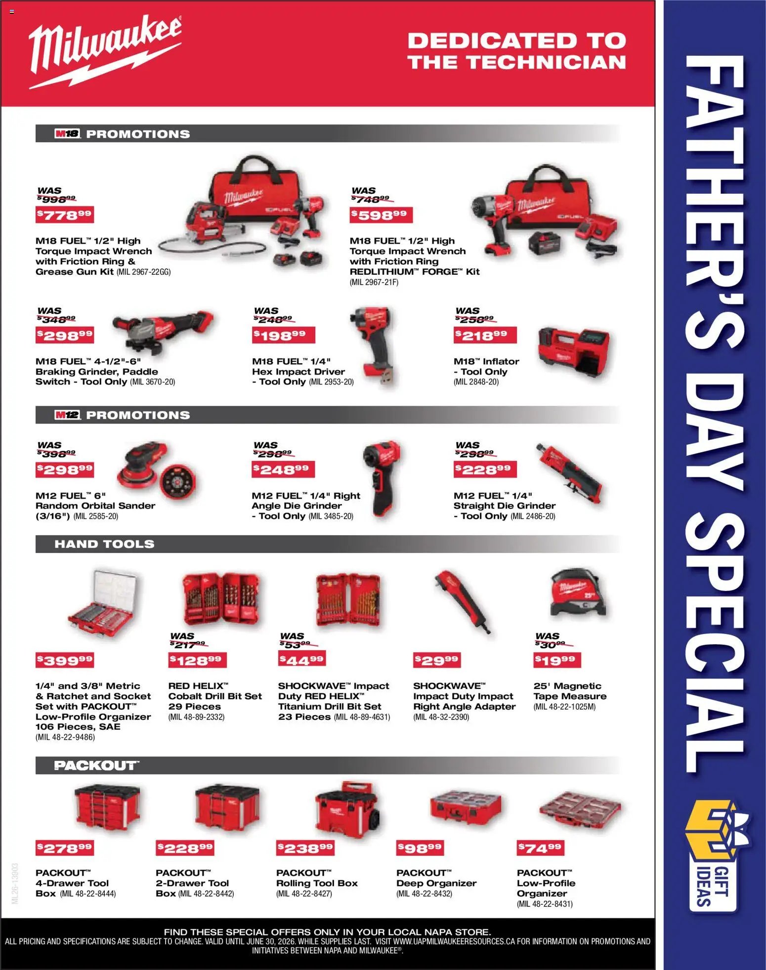 NAPA Auto Parts flyer from 01.06.2026 NAPA Auto Parts weekly flyer