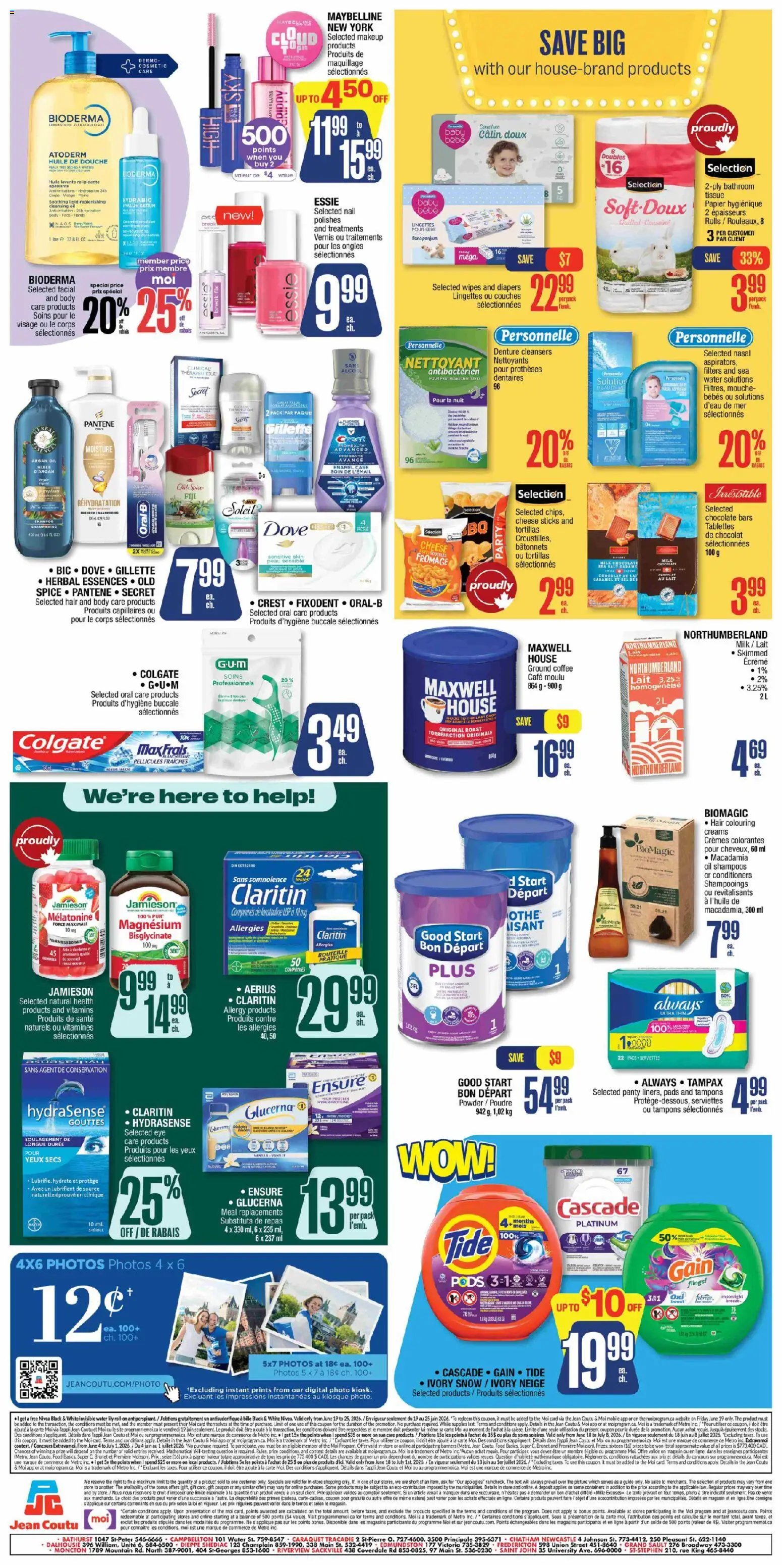 Jean Coutu flyer from 18.06.2026 Jean Coutu weekly flyer