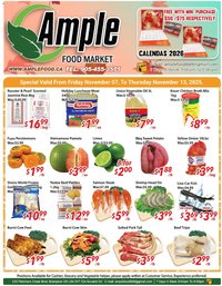 Ample Food Market flyer from 07.11.2025 Weekly flyer / circulaire (2025-11-07 - 2025-11-13)