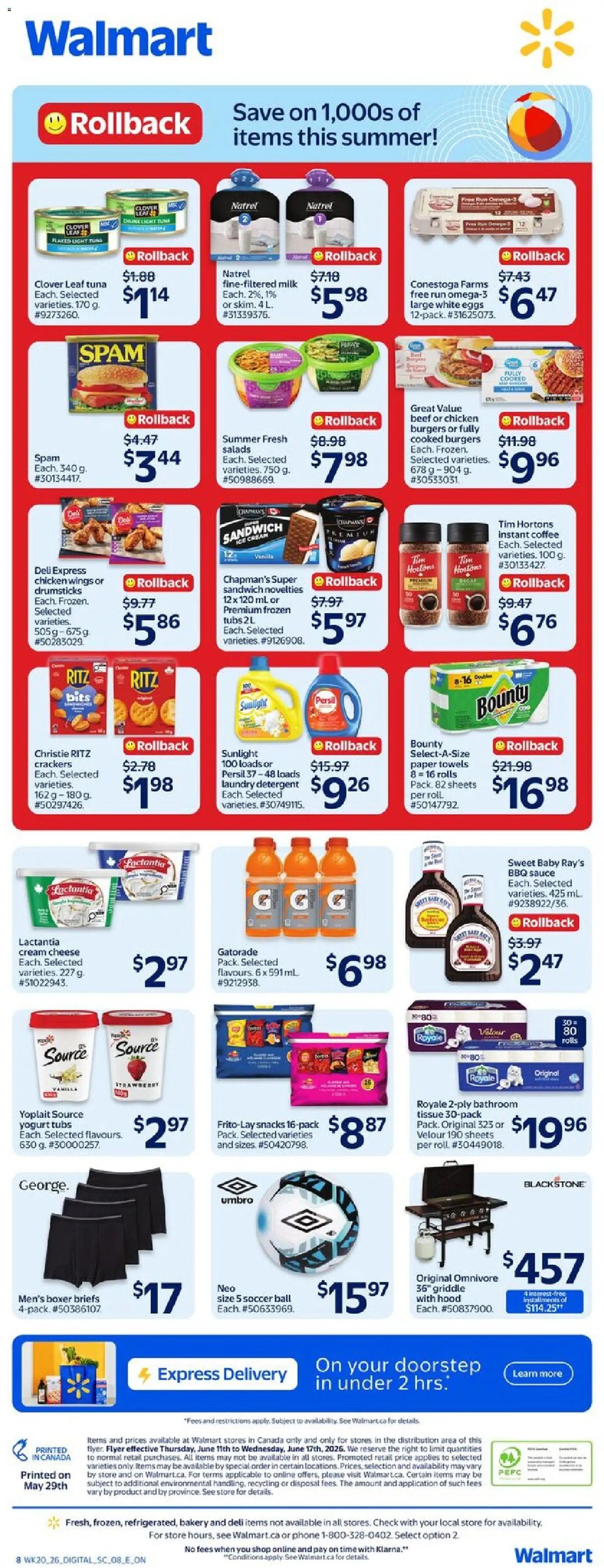 Walmart flyer from 11.06.2026 Walmart weekly flyer