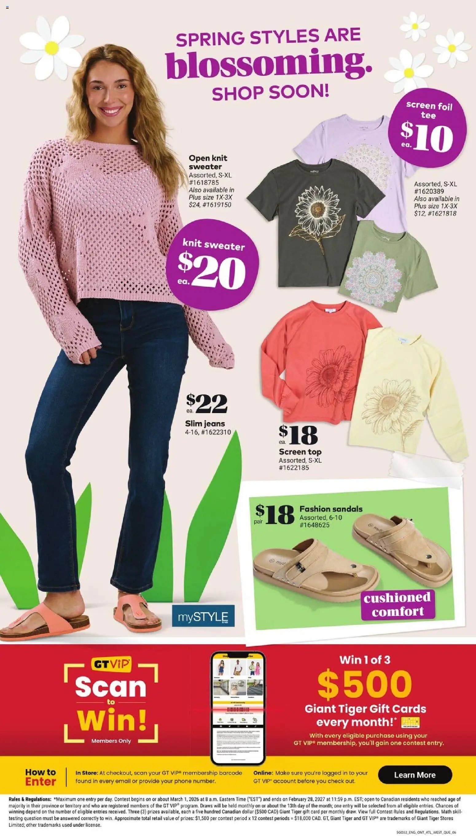 Giant Tiger flyer from 11.03.2026 Weekly Flyer