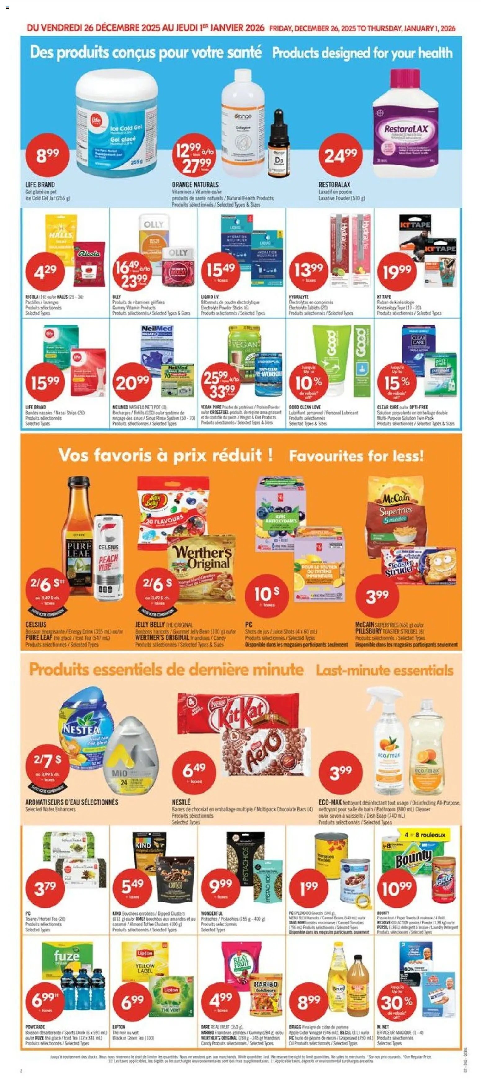 Pharmaprix flyer from 26.12.2025 Weekly flyer / circulaire