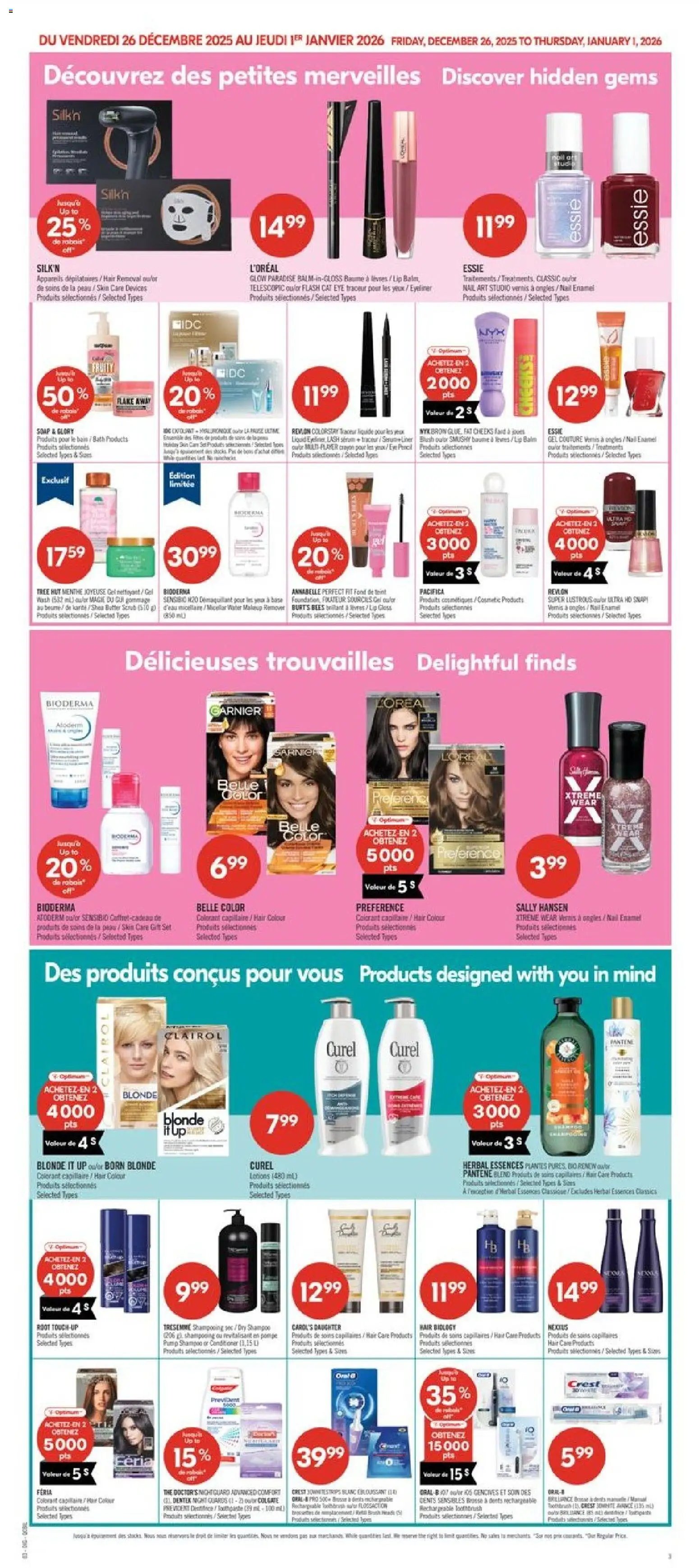 Pharmaprix flyer from 26.12.2025 Weekly flyer / circulaire