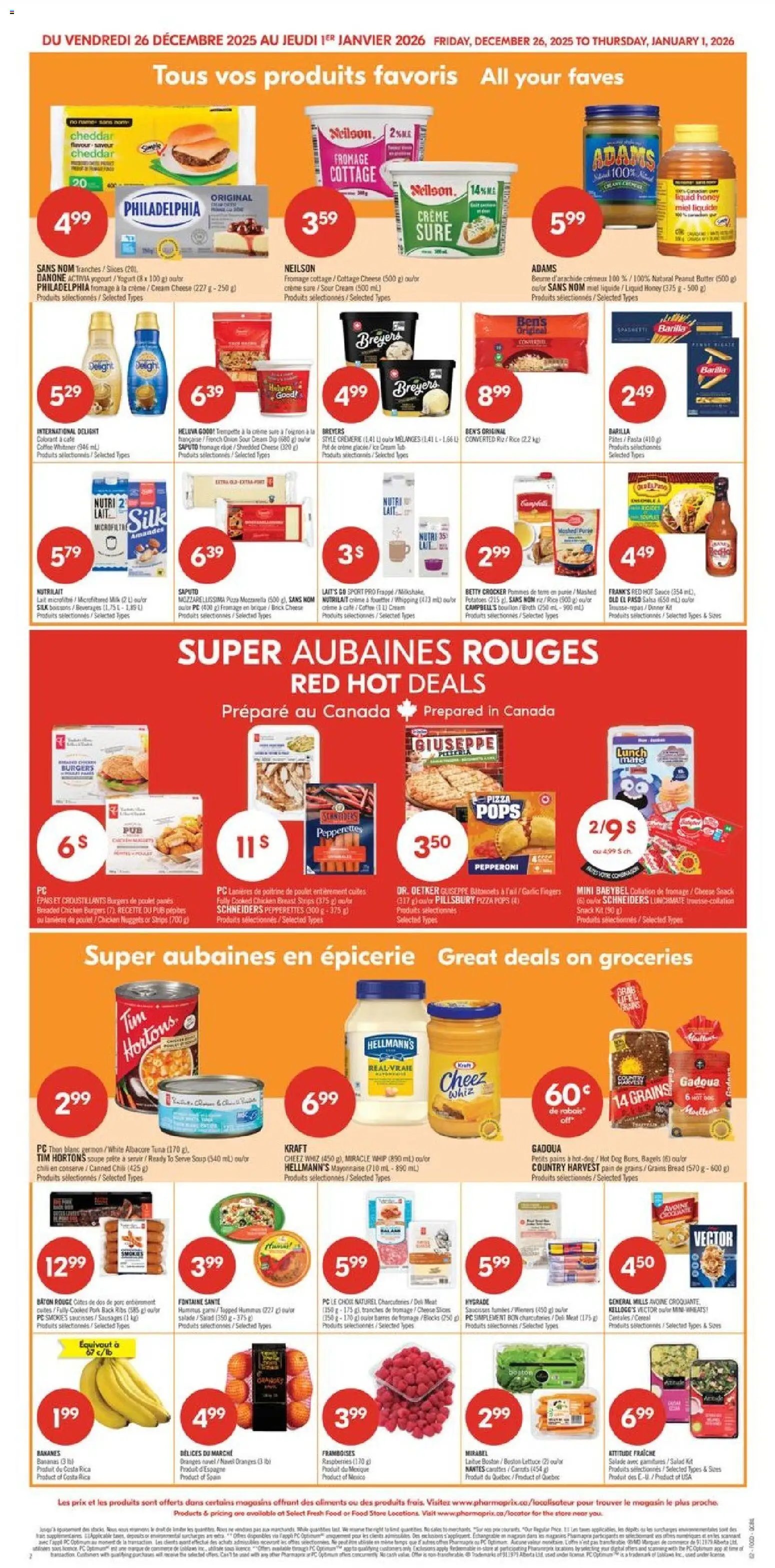 Pharmaprix flyer from 26.12.2025 Weekly flyer / circulaire