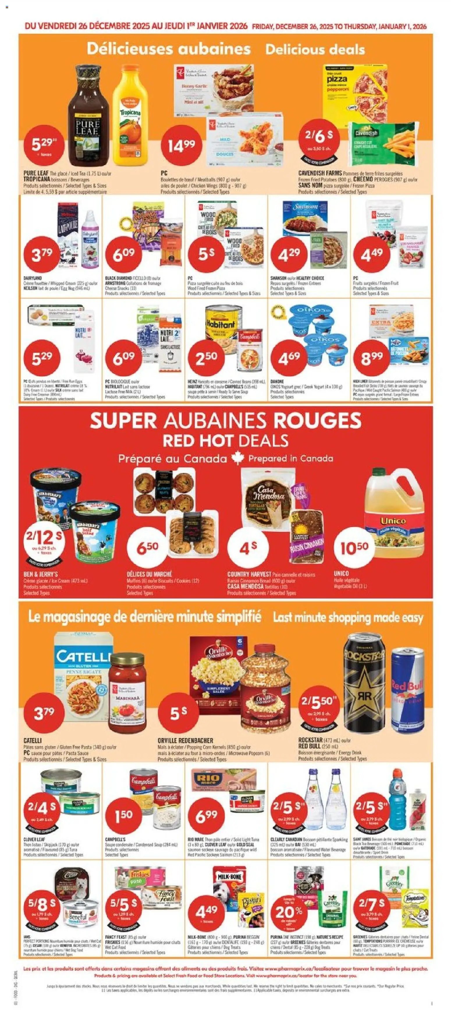 Pharmaprix flyer from 26.12.2025 Weekly flyer / circulaire