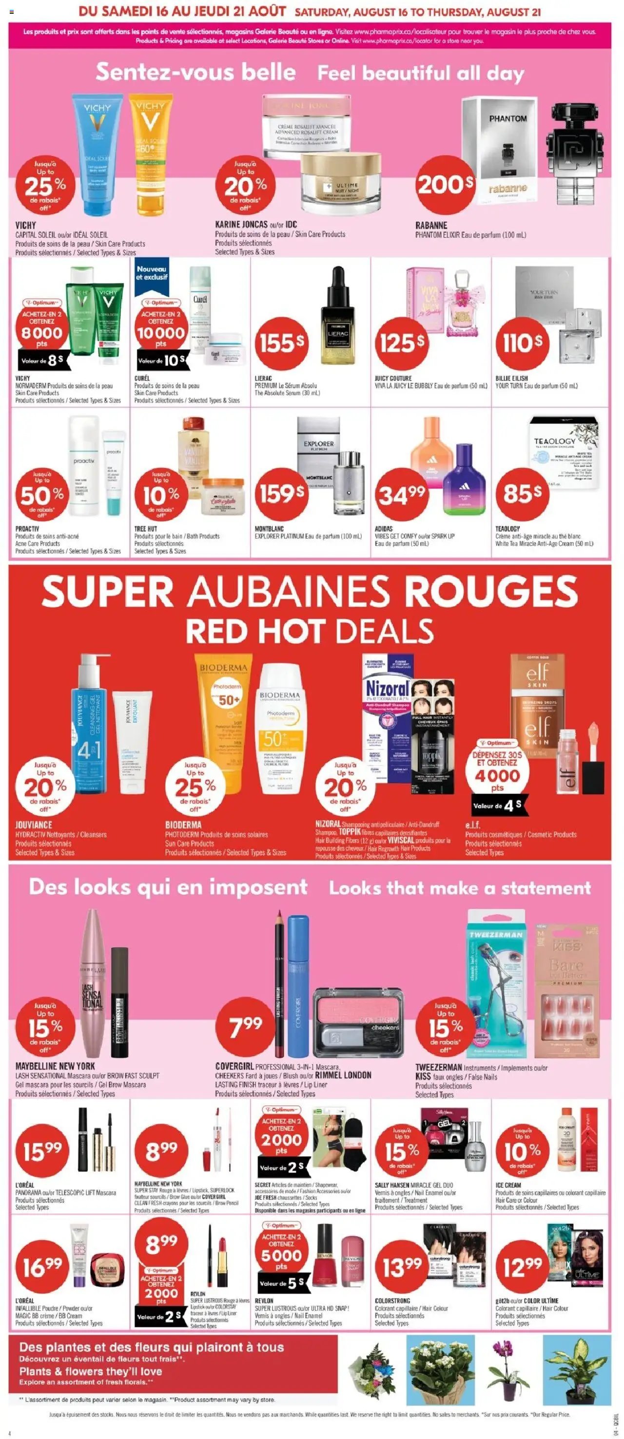Pharmaprix flyer from 16.08.2025 Weekly flyer / circulaire
