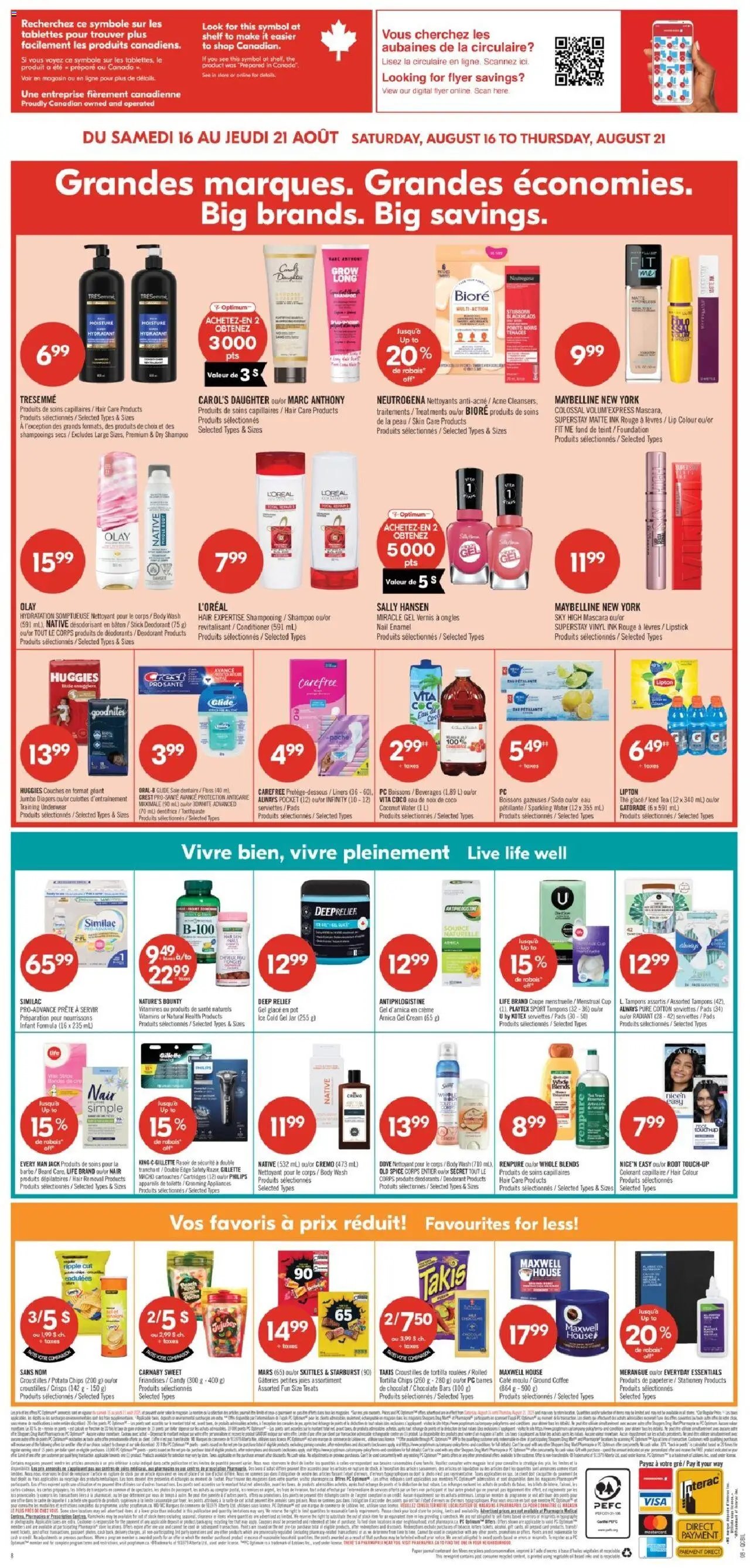 Pharmaprix flyer from 16.08.2025 Weekly flyer / circulaire