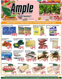 Ample Food Market flyer from 31.10.2025 Weekly flyer Brampton (2025-10-31 - 2025-11-06)