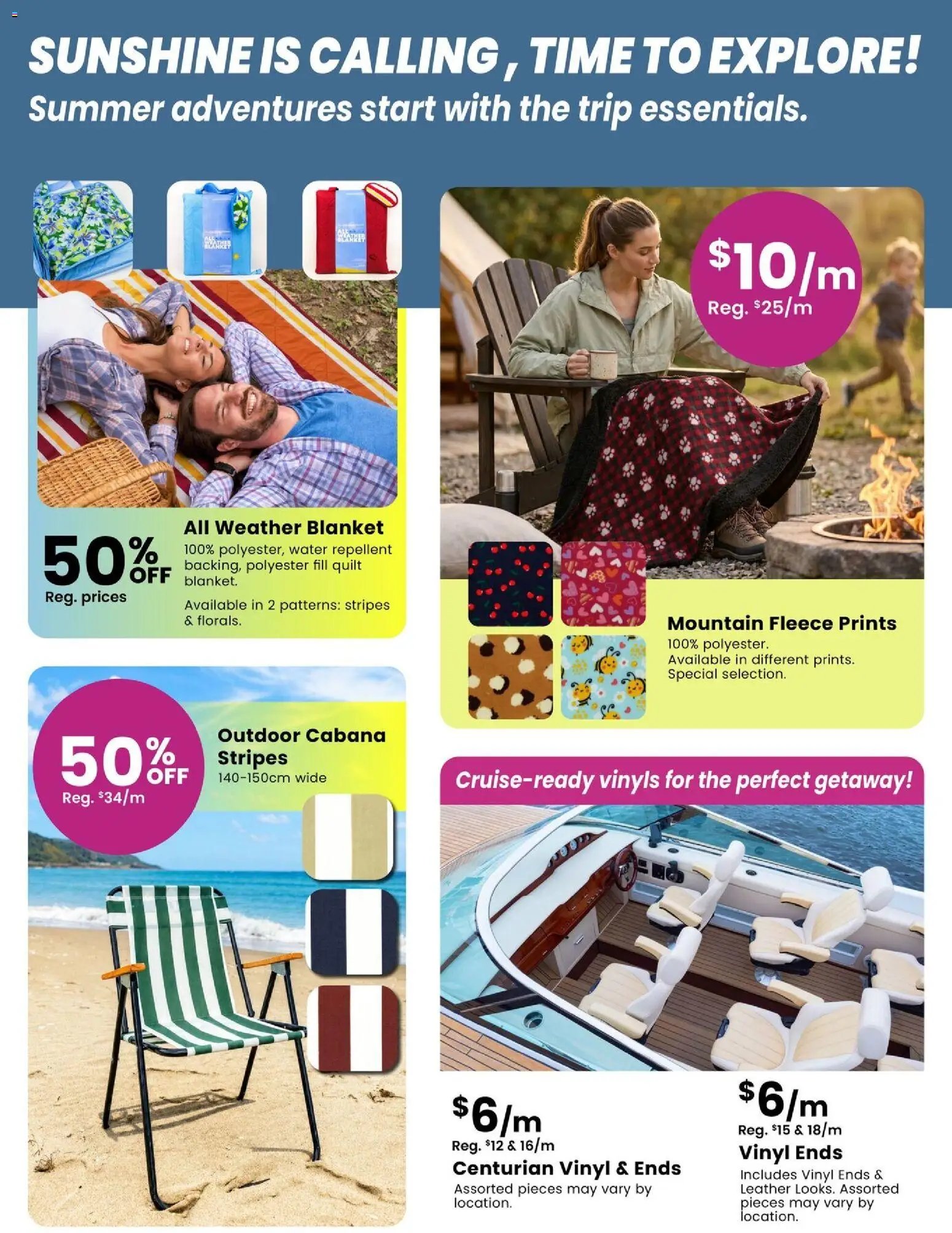 Fabricland flyer from 01.06.2026 Fabricland weekly flyer / circulaire