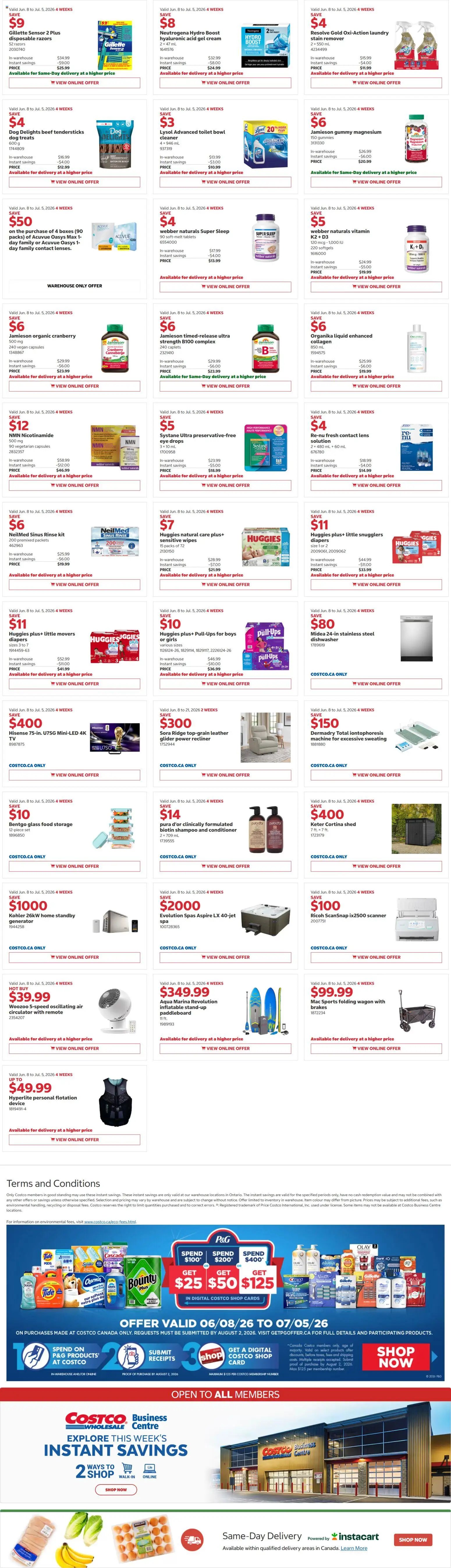 Costco flyer from 08.06.2026 Costco weekly flyer