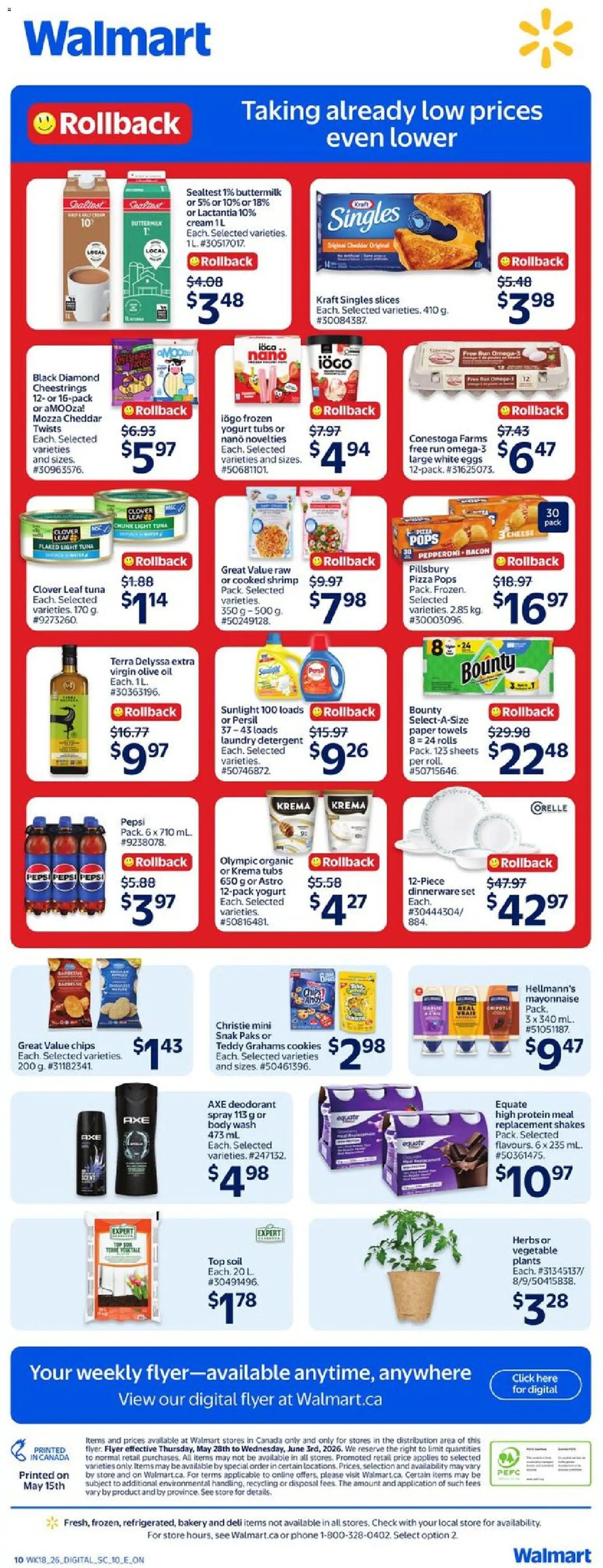 Walmart flyer from 28.05.2026 Walmart weekly flyer