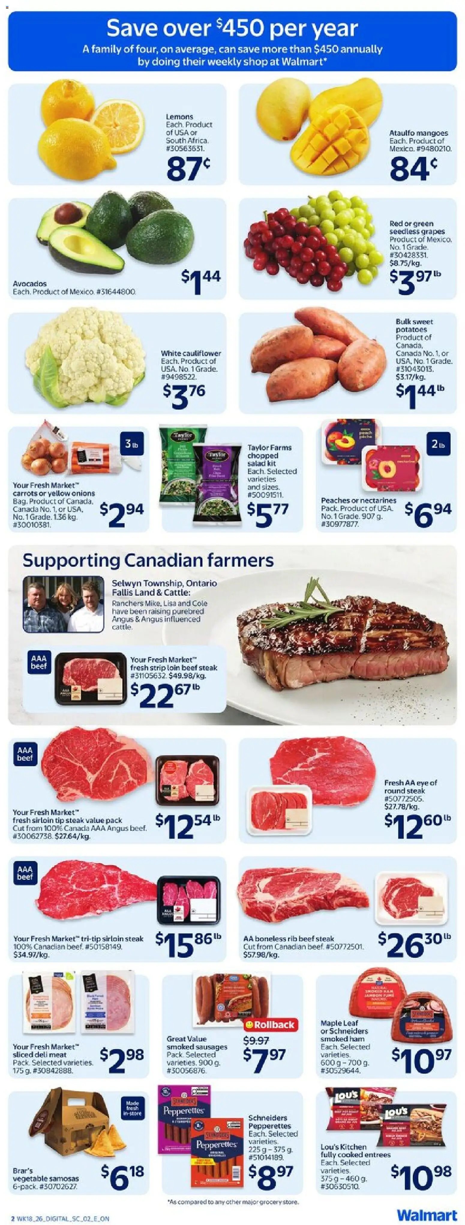 Walmart flyer from 28.05.2026 Walmart weekly flyer