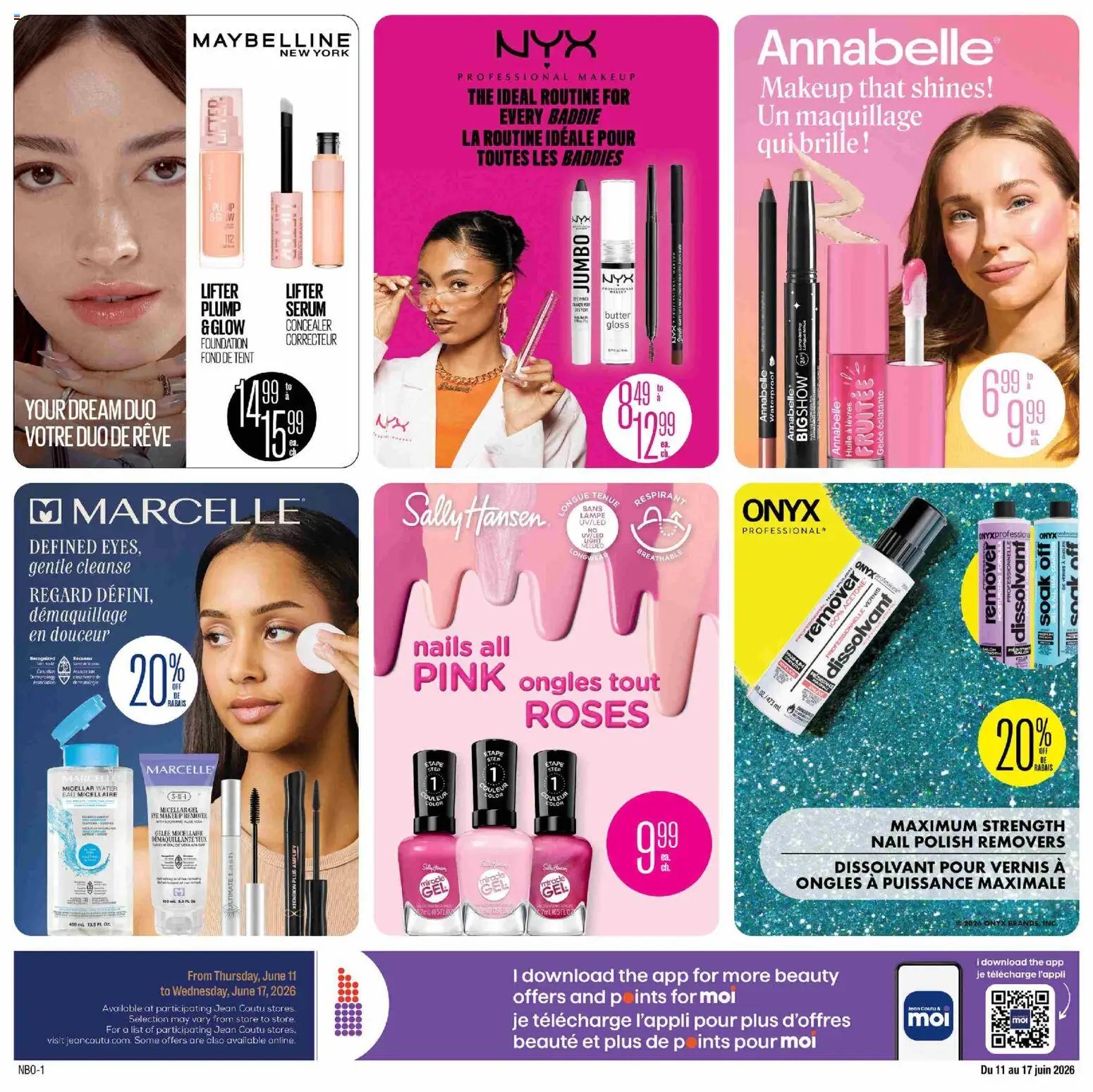 Jean Coutu flyer from 11.06.2026 Jean Coutu - My Beauty Offers