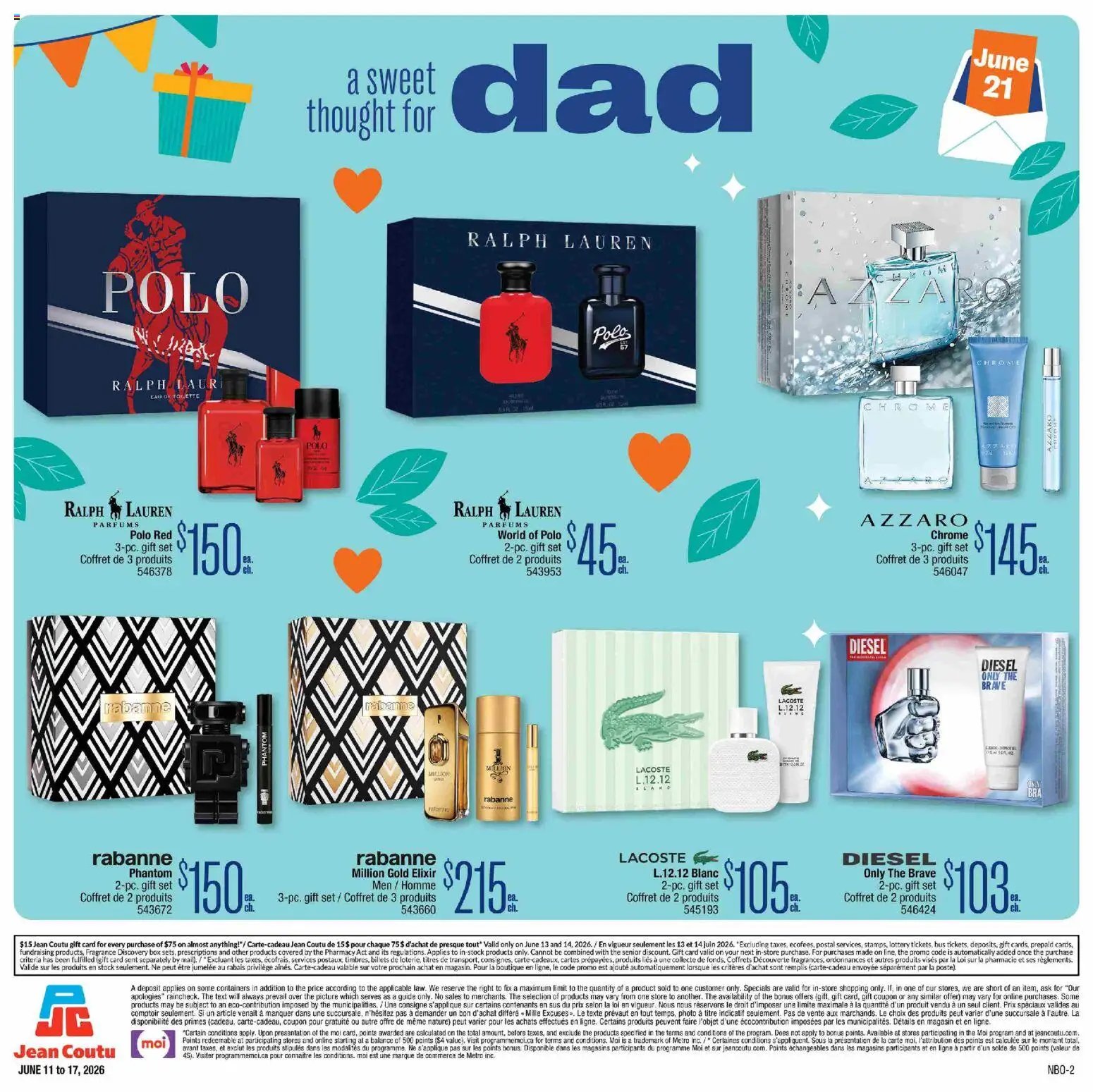 Jean Coutu flyer from 11.06.2026 Jean Coutu - My Beauty Offers