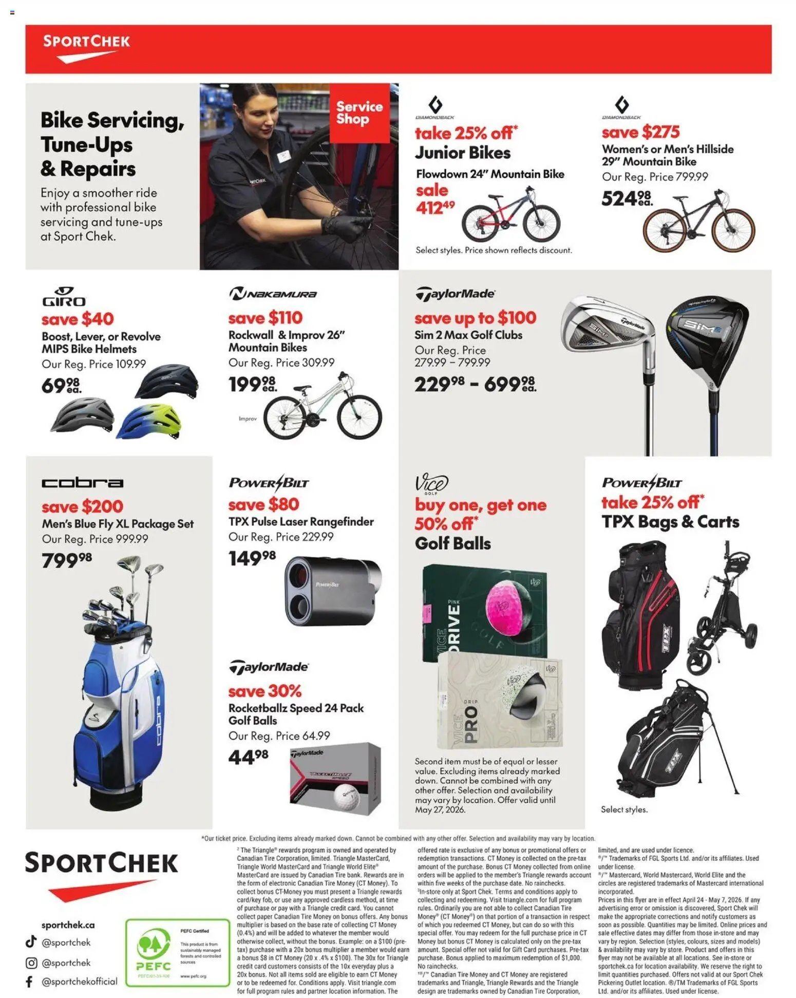 Sport Chek flyer from 30.04.2026 Sport Chek weekly flyer / circulaire (2026-04-30 - 2026-05-13) | 8