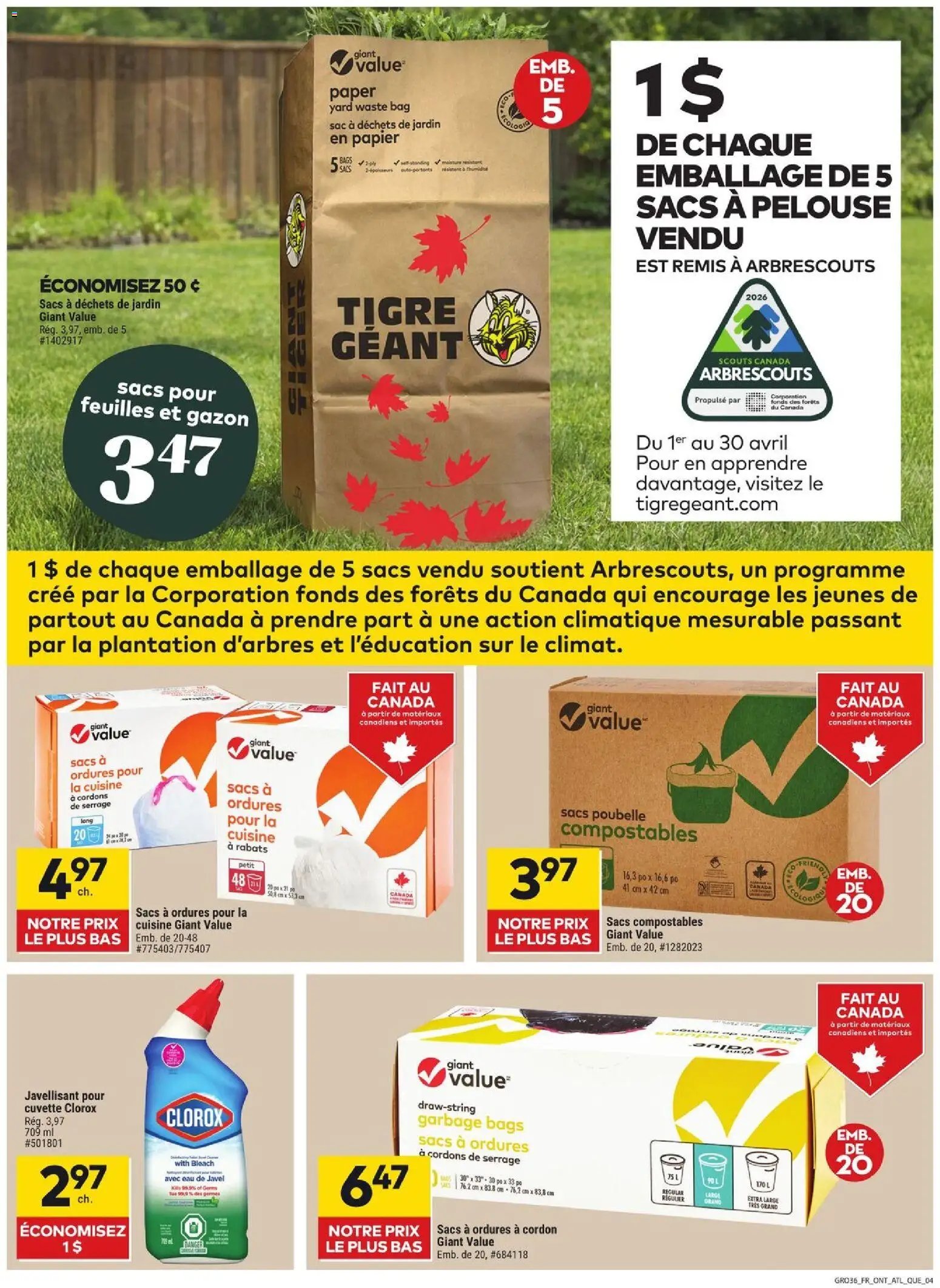 Giant Tiger flyer from 08.04.2026 Circulaire (2026-04-08 - 2026-04-14) | 4