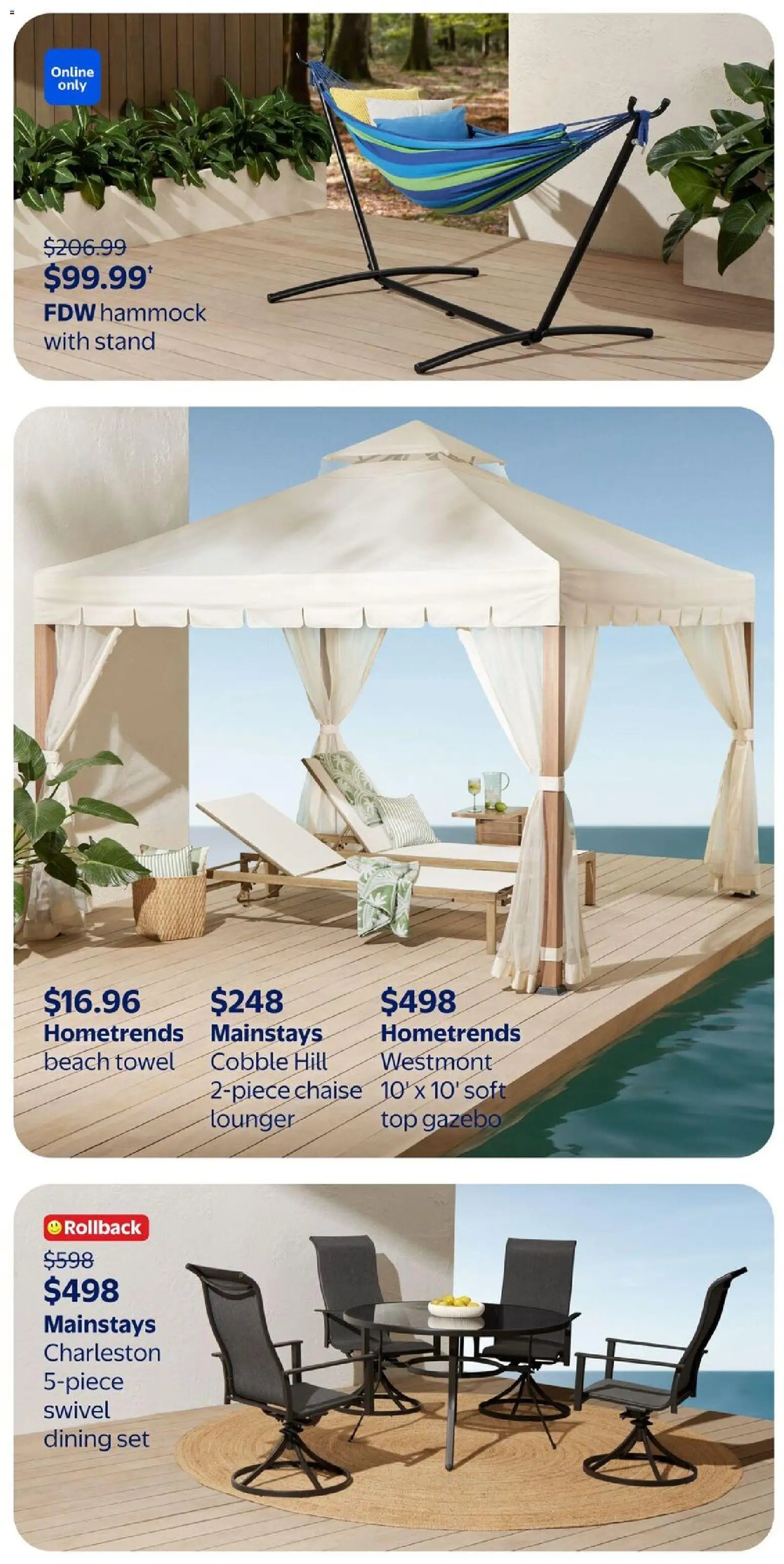 Walmart flyer from 30.04.2026 Walmart flyer - Your summer haven (2026-04-30 - 2026-05-27) | 18