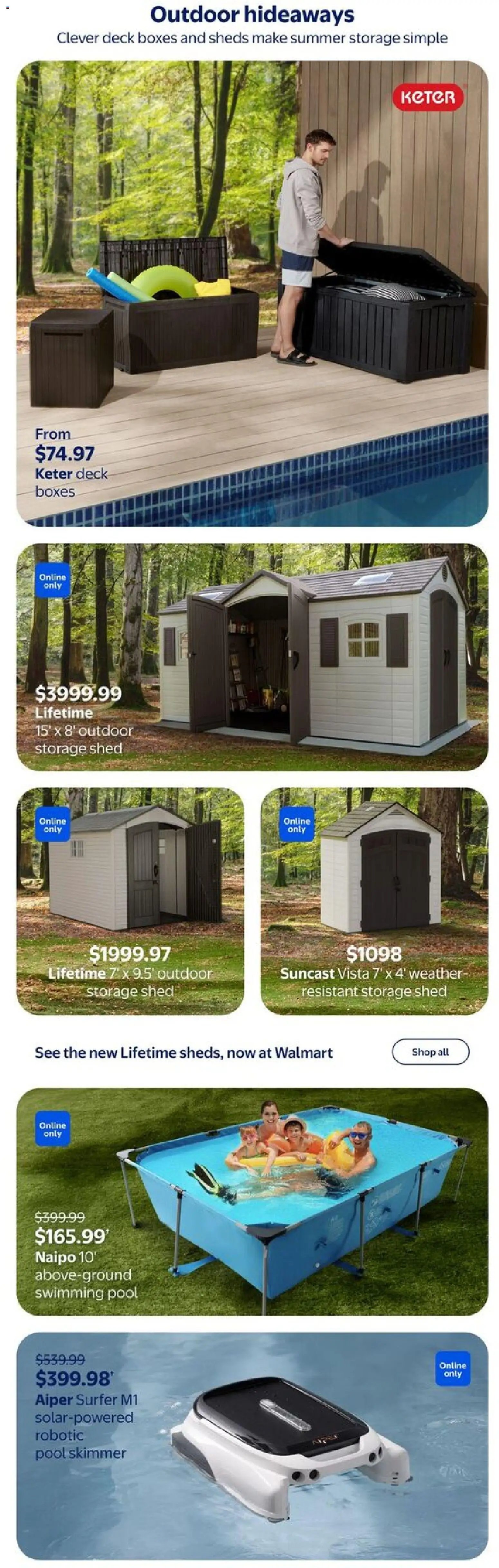 Walmart flyer from 30.04.2026 Walmart flyer - Your summer haven (2026-04-30 - 2026-05-27) | 20