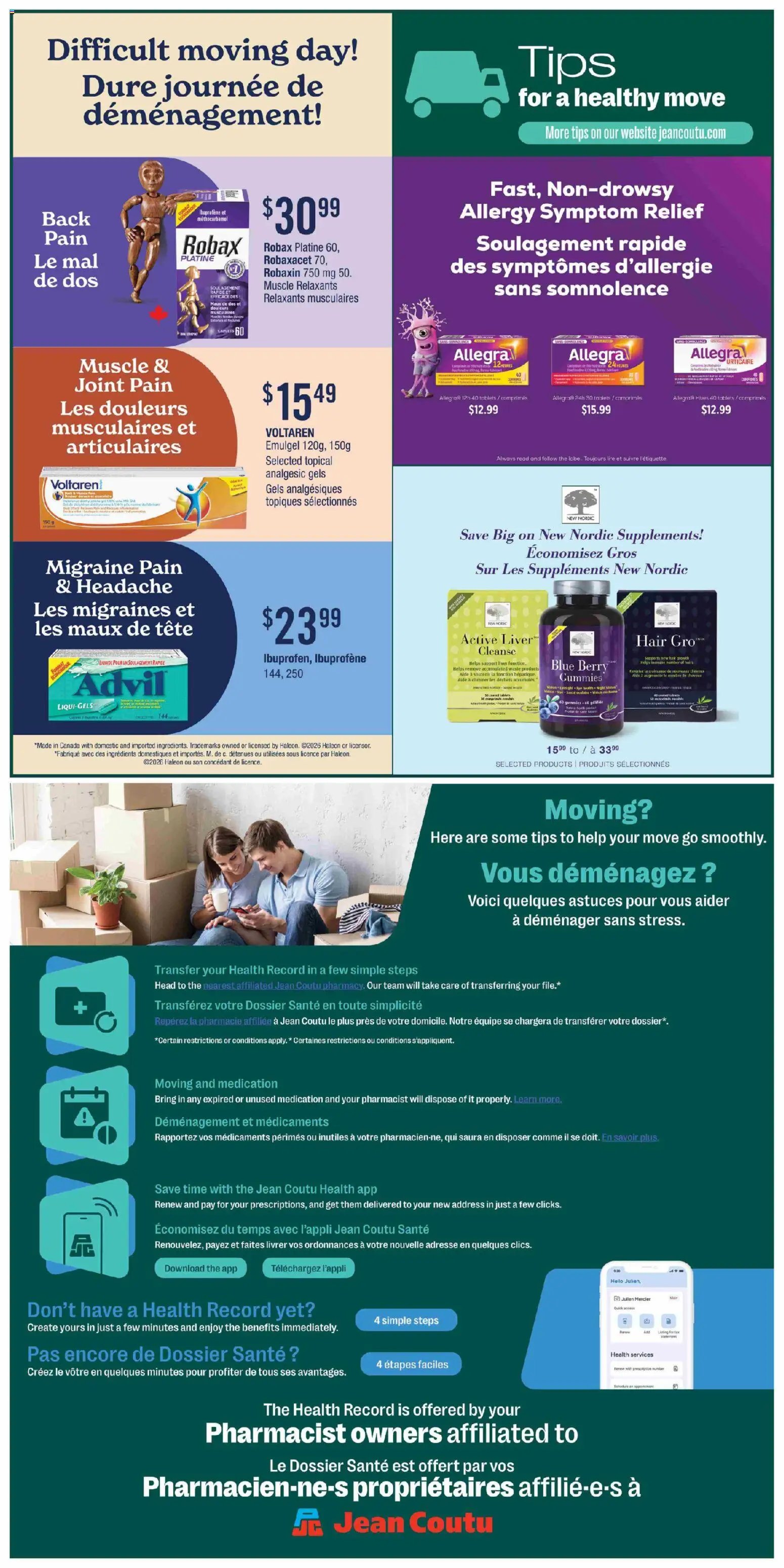 Jean Coutu flyer from 25.06.2026 Jean Coutu weekly flyer