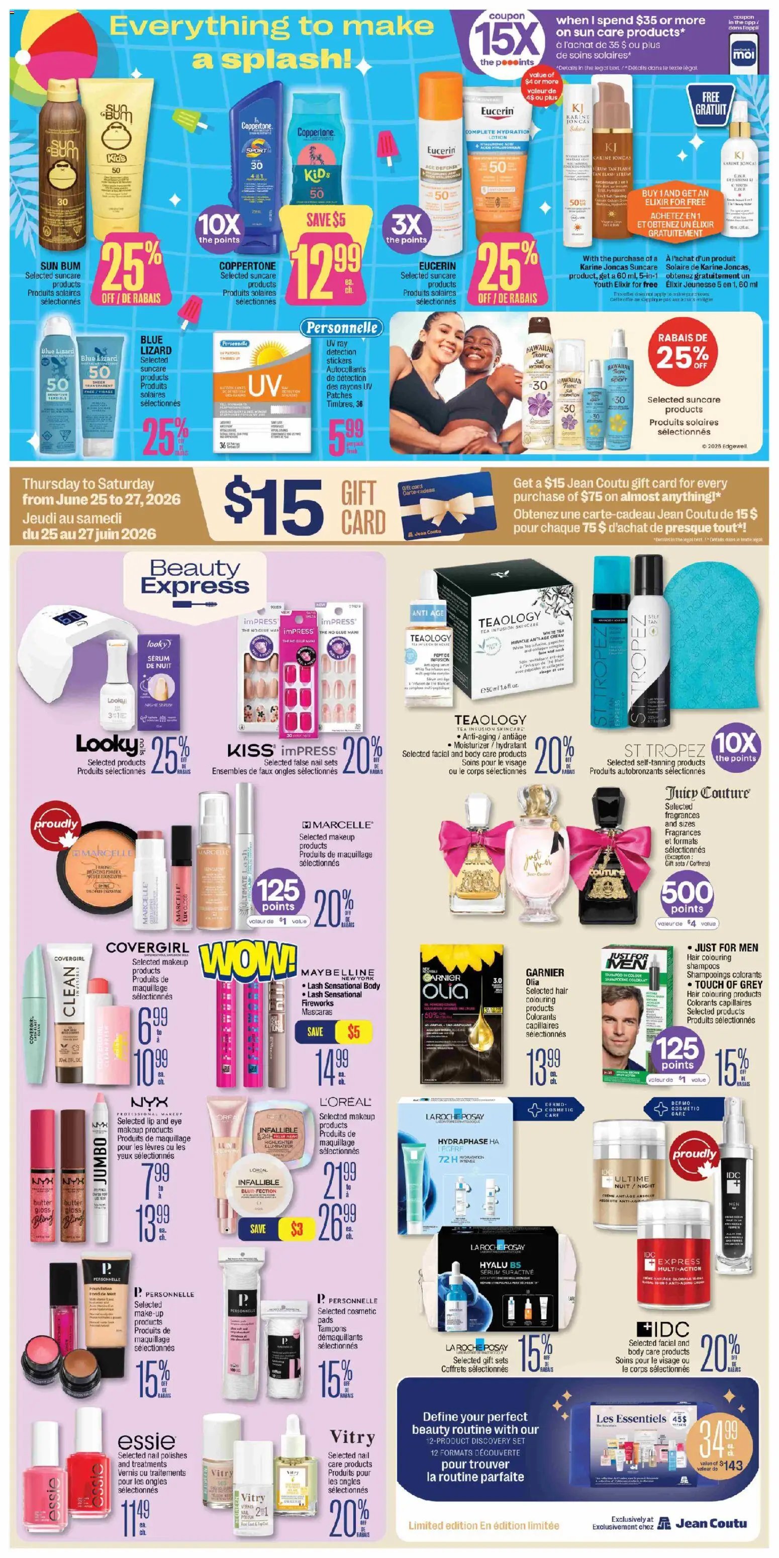 Jean Coutu flyer from 25.06.2026 Jean Coutu weekly flyer