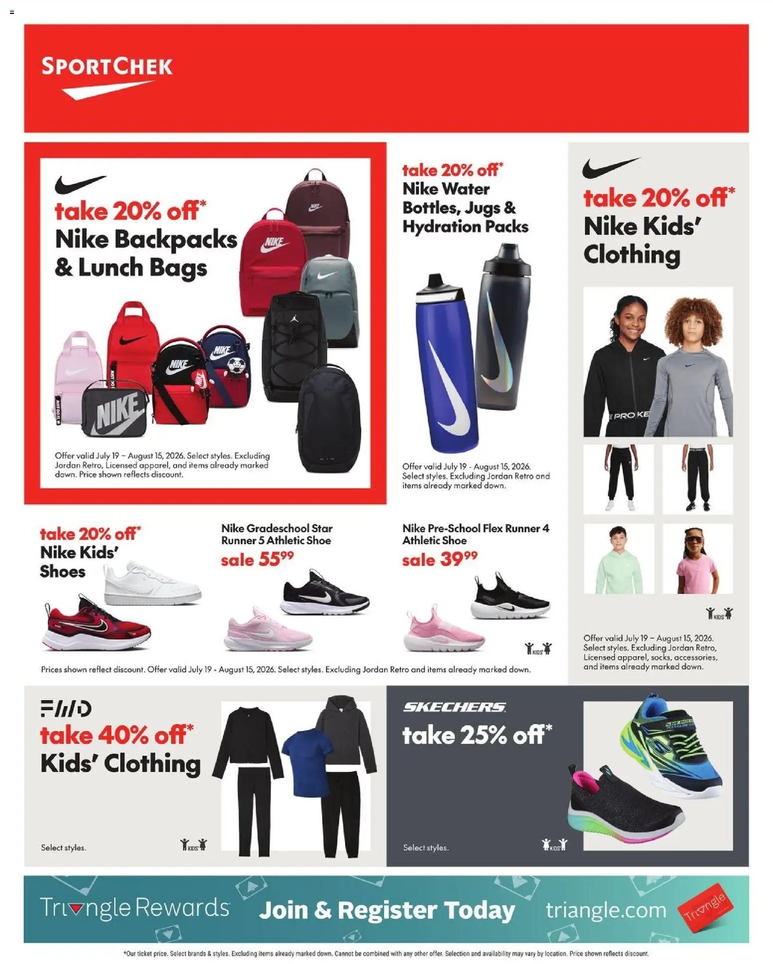 Sport Chek flyer from 23.07.2026 Sport Chek weekly flyer / circulaire