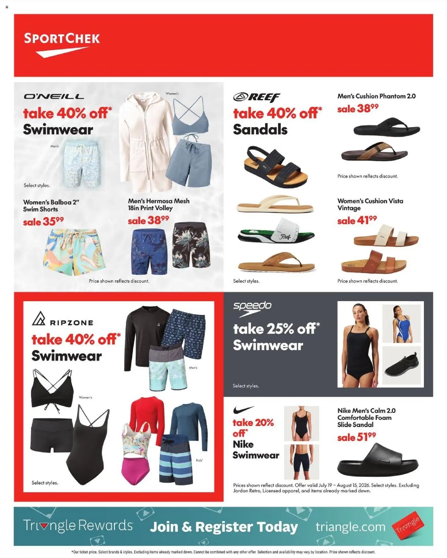 Sport Chek flyer from 23.07.2026 Sport Chek weekly flyer / circulaire