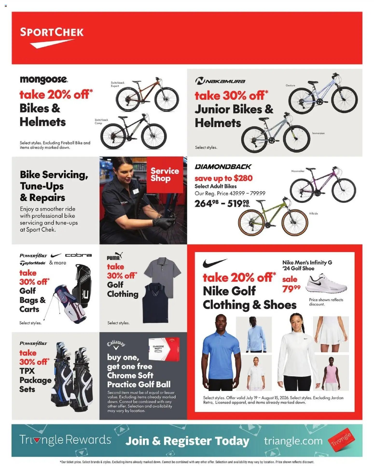 Sport Chek flyer from 23.07.2026 Sport Chek weekly flyer / circulaire