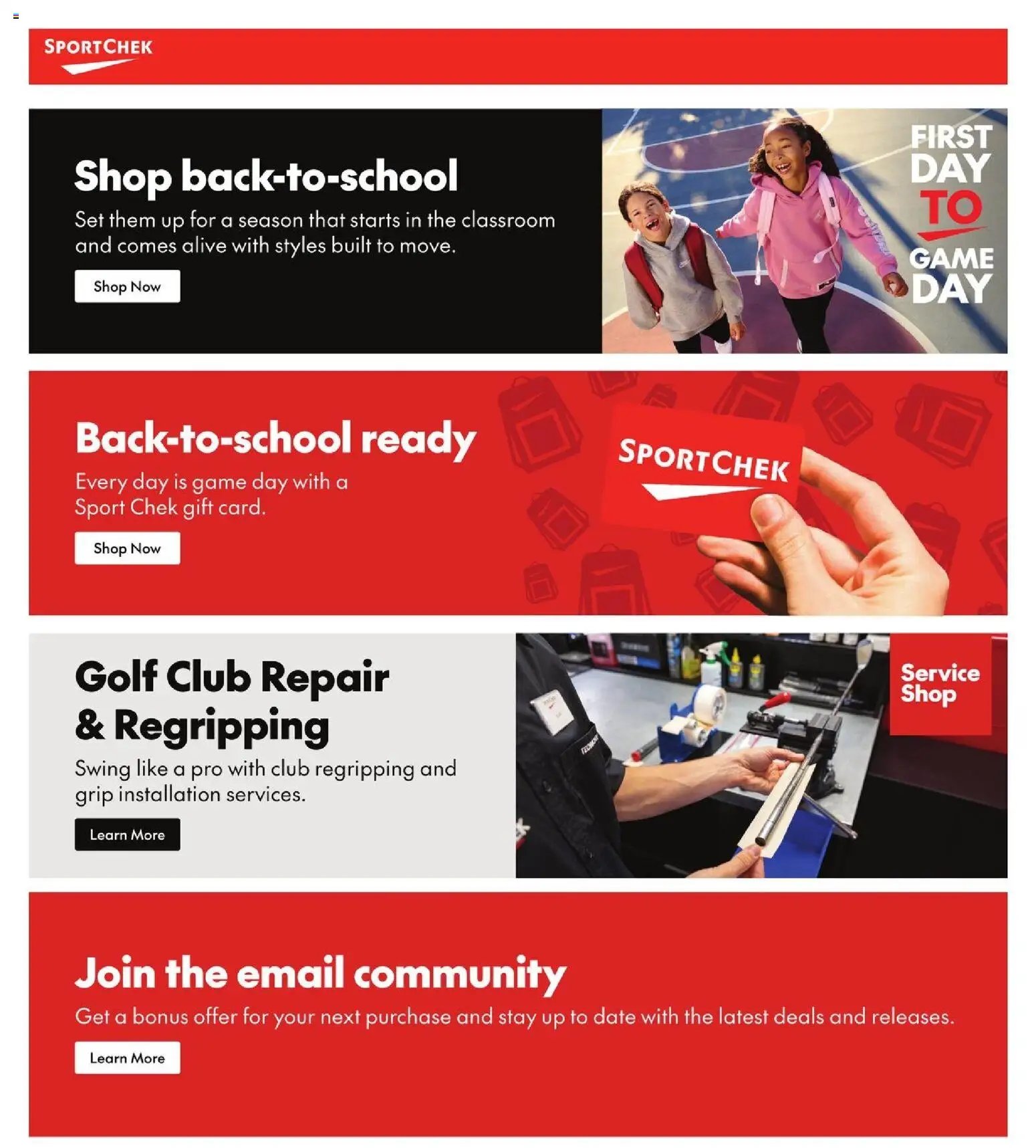 Sport Chek flyer from 23.07.2026 Sport Chek weekly flyer / circulaire
