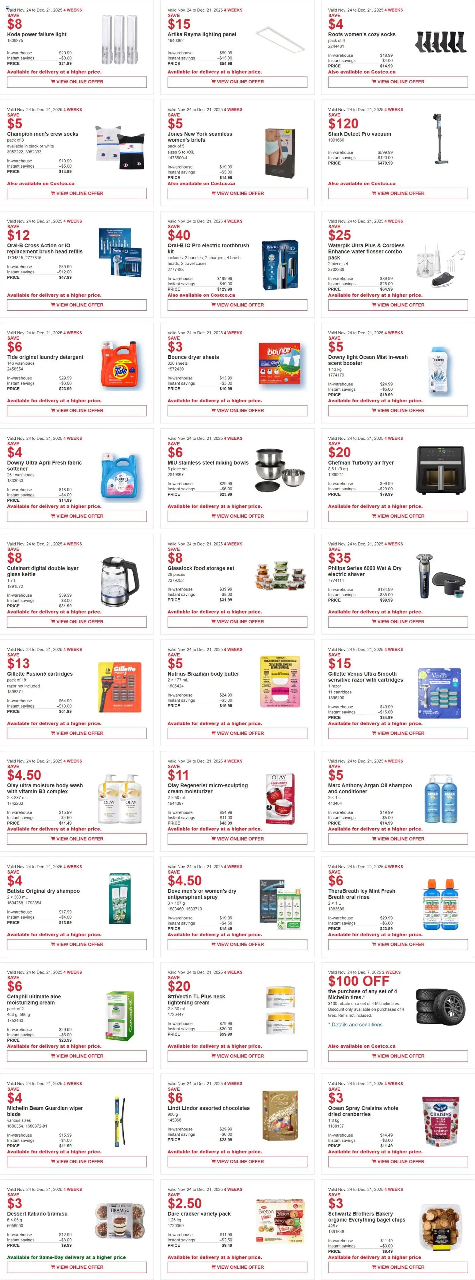 Costco flyer from 24.11.2025 Weekly Flyer (2025-11-24 - 2025-12-21) | 2