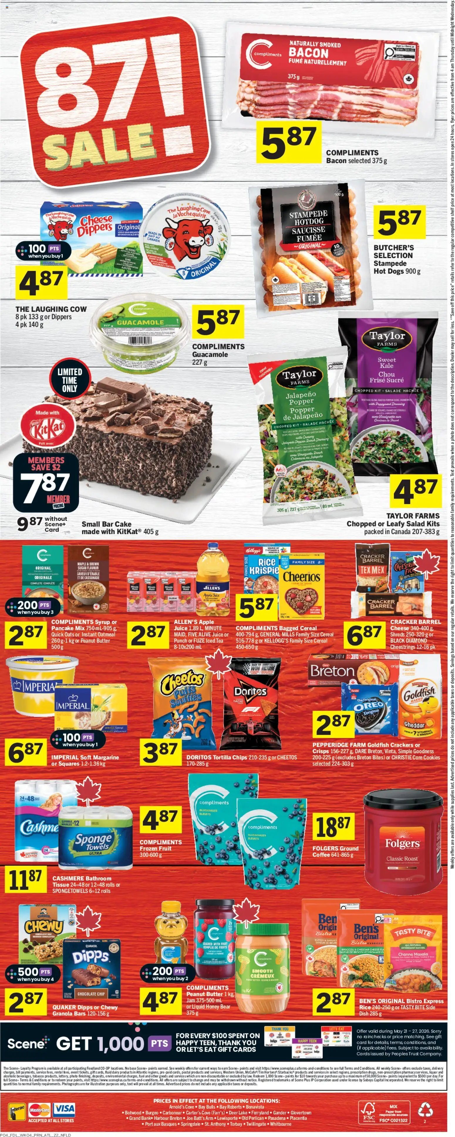 Foodland flyer from 21.05.2026 Foodland weekly flyer / circulaire