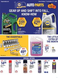 NAPA Auto Parts flyer from 01.10.2025 Weekly Flyer