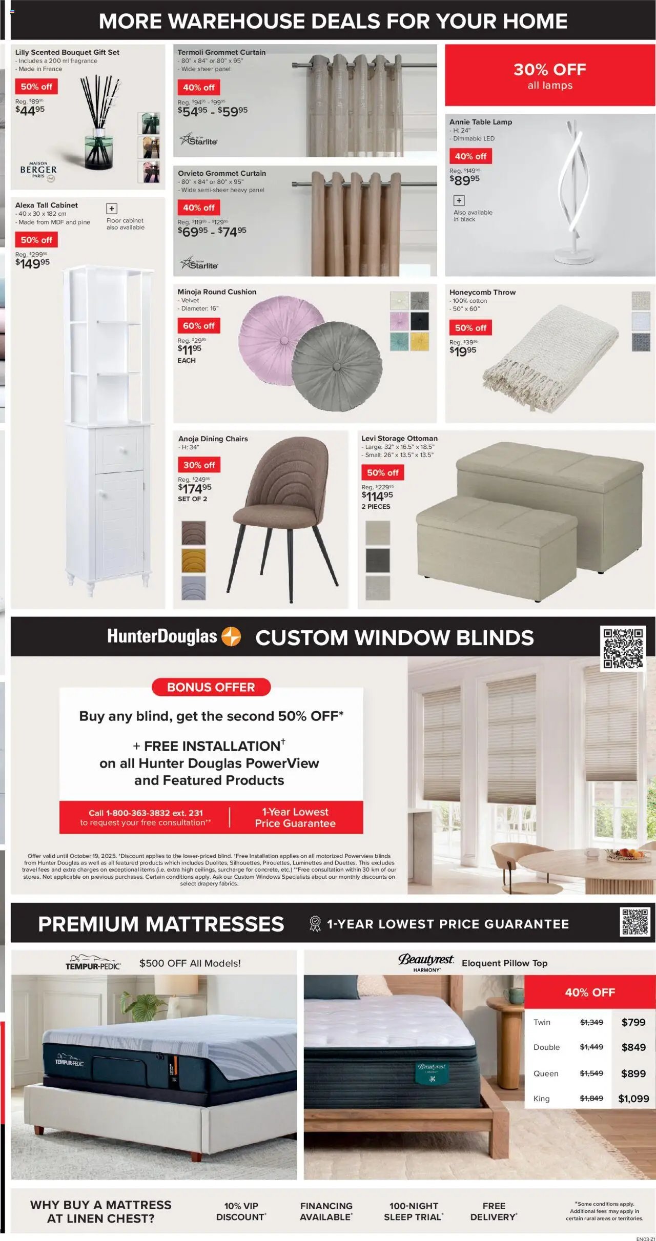Linen Chest flyer from 24.09.2025 Weekly Flyer