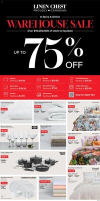 Linen Chest flyer from 24.09.2025 Weekly Flyer