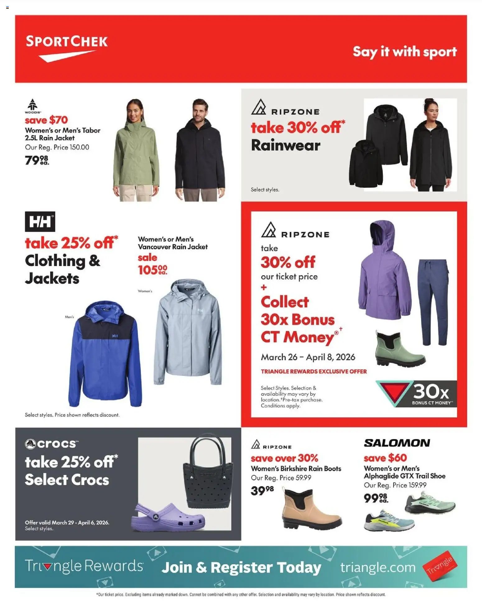 Sport Chek flyer from 26.03.2026 Sport Chek weekly flyer / circulaire