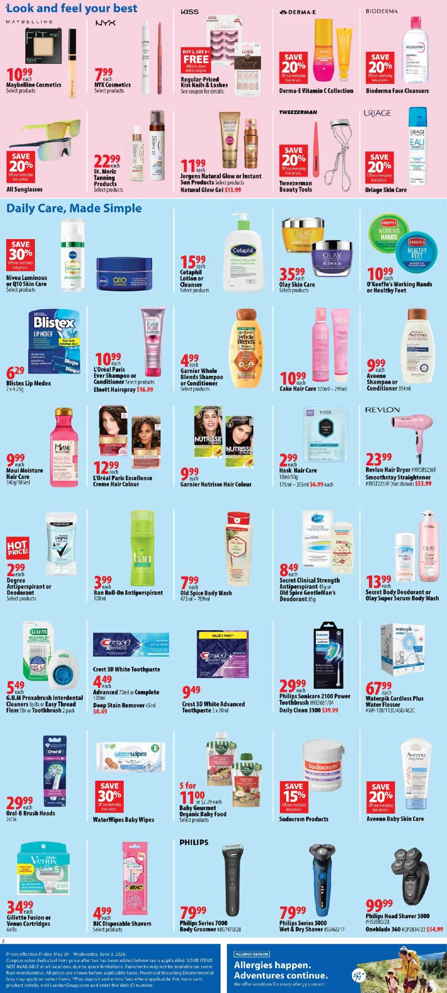 London Drugs flyer from 29.05.2026 London Drugs weekly flyer / circulaire