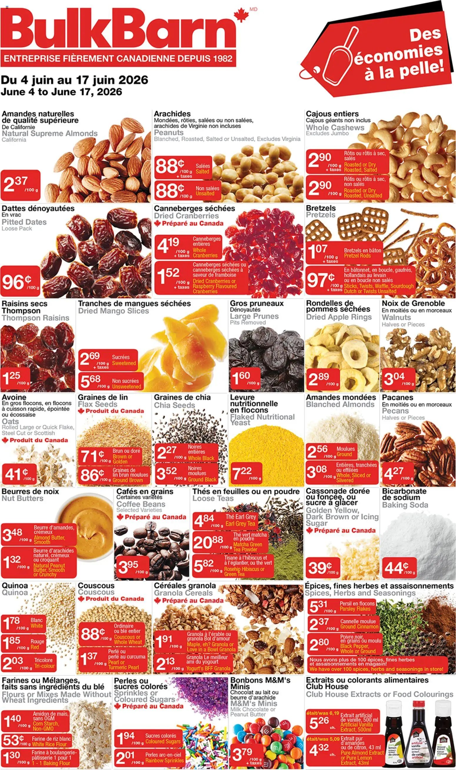 Bulk Barn flyer from 04.06.2026 Bulk Barn weekly flyer / circulaire