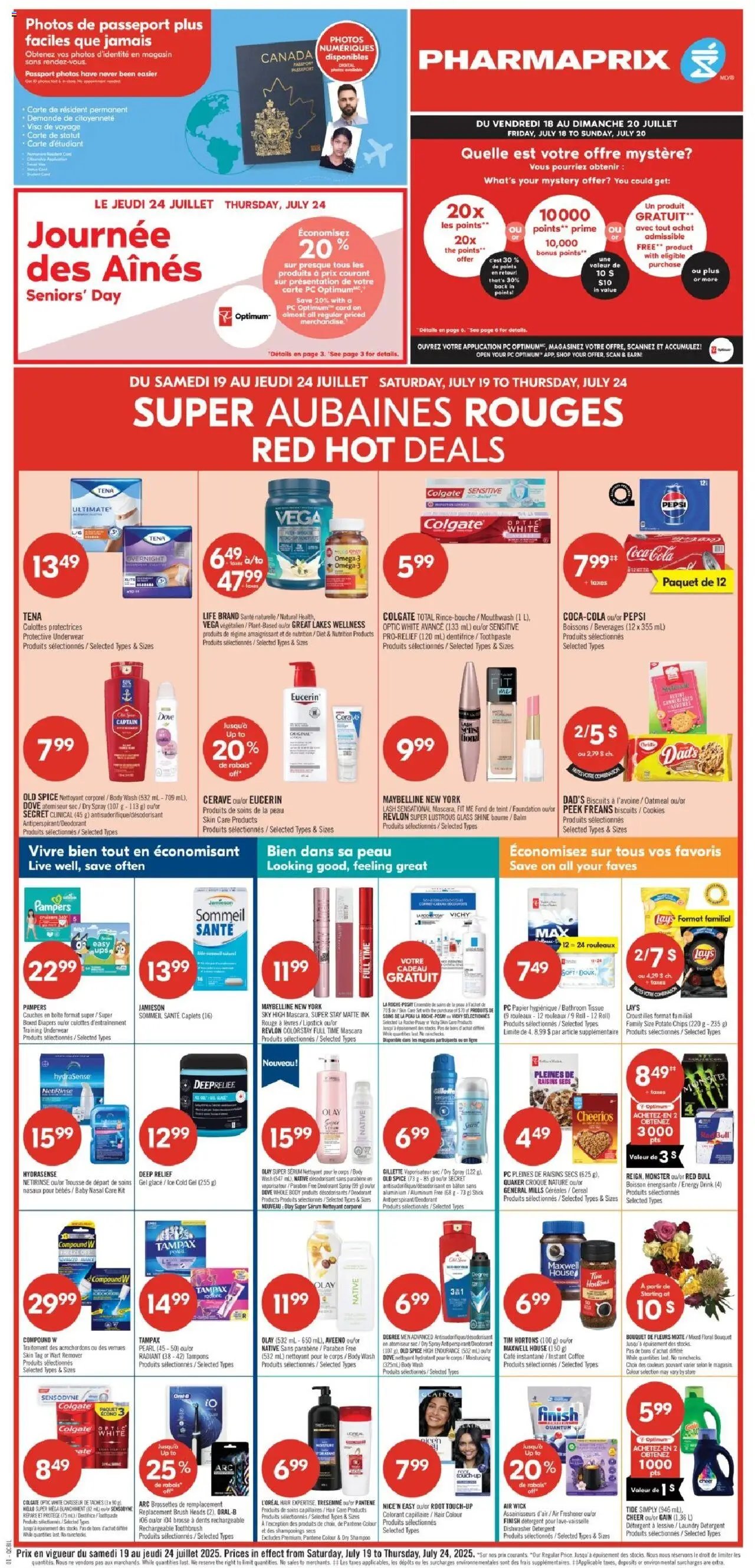 Pharmaprix catalogue à partir du 19.07.2025 Weekly flyer / circulaire