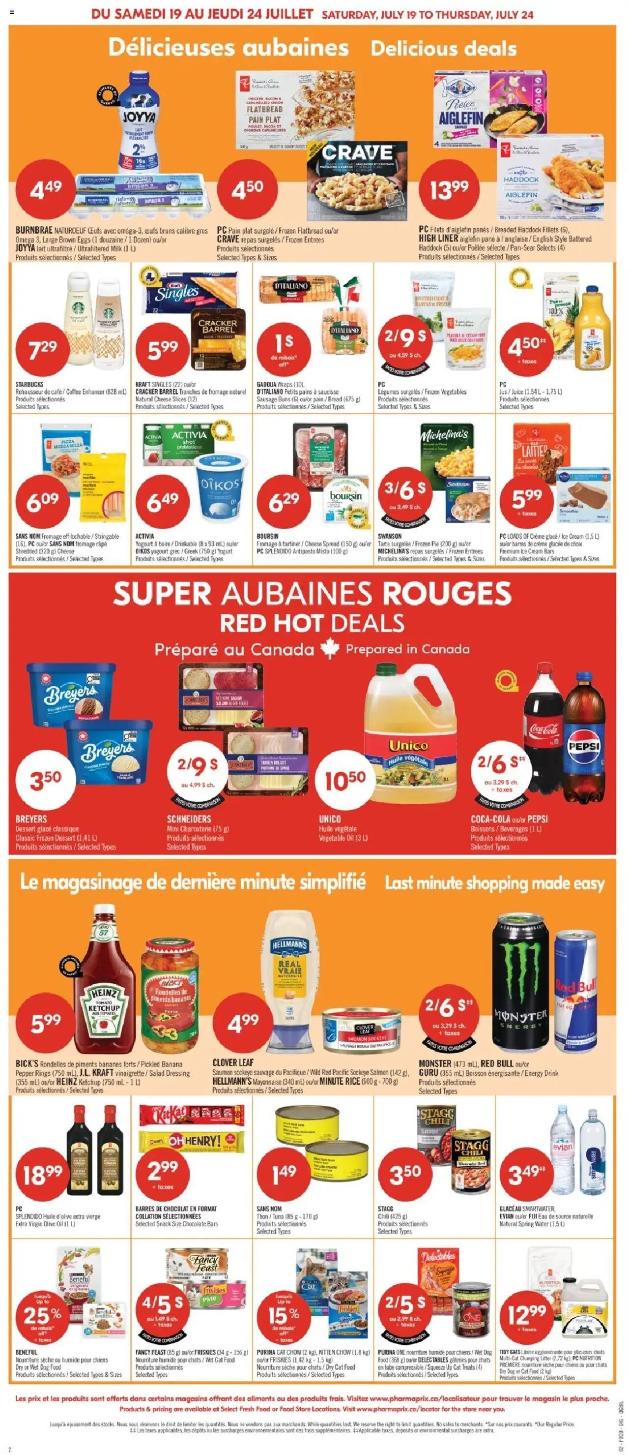 Pharmaprix catalogue à partir du 19.07.2025 Weekly flyer / circulaire