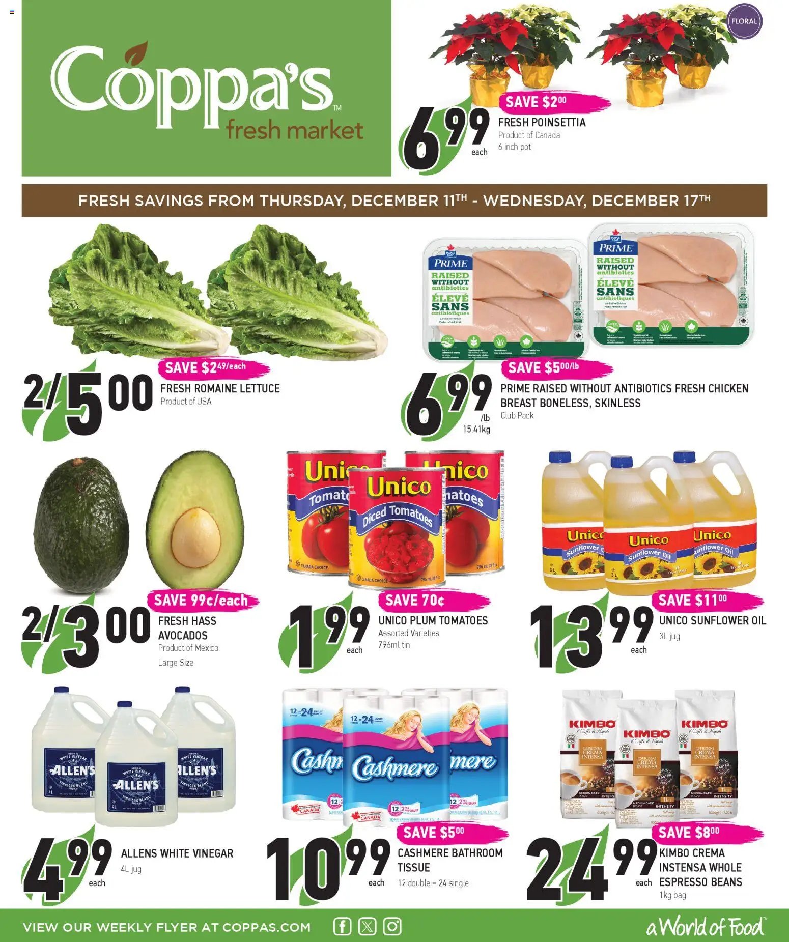 Coppas Fresh Market flyer from 11.12.2025 Weekly flyer / circulaire