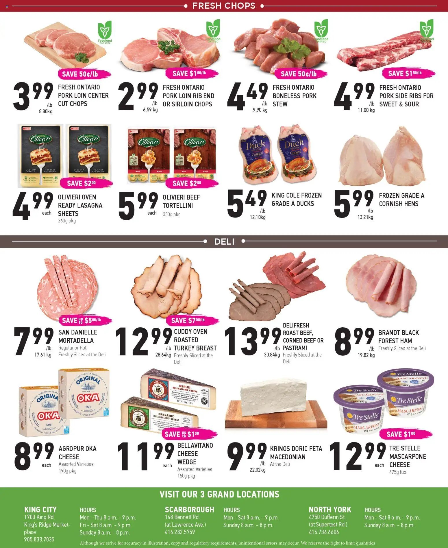 Coppas Fresh Market flyer from 11.12.2025 Weekly flyer / circulaire