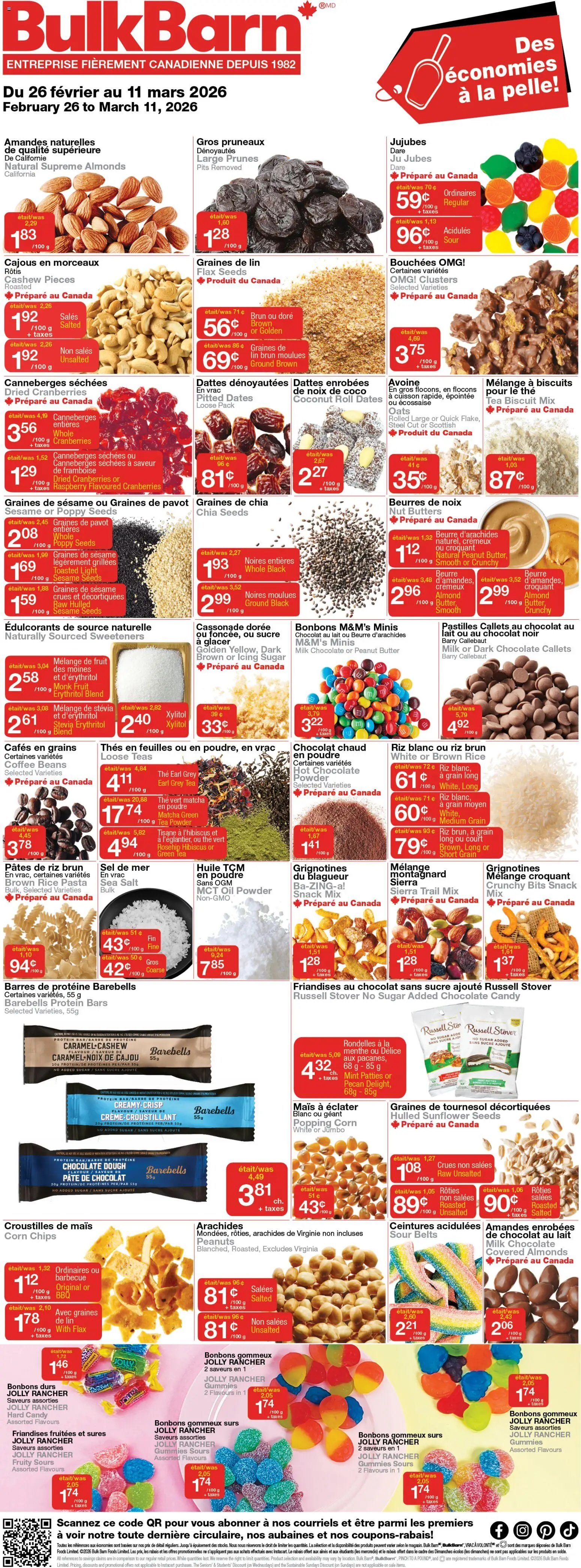 Bulk Barn flyer from 26.02.2026 Weekly flyer / circulaire
