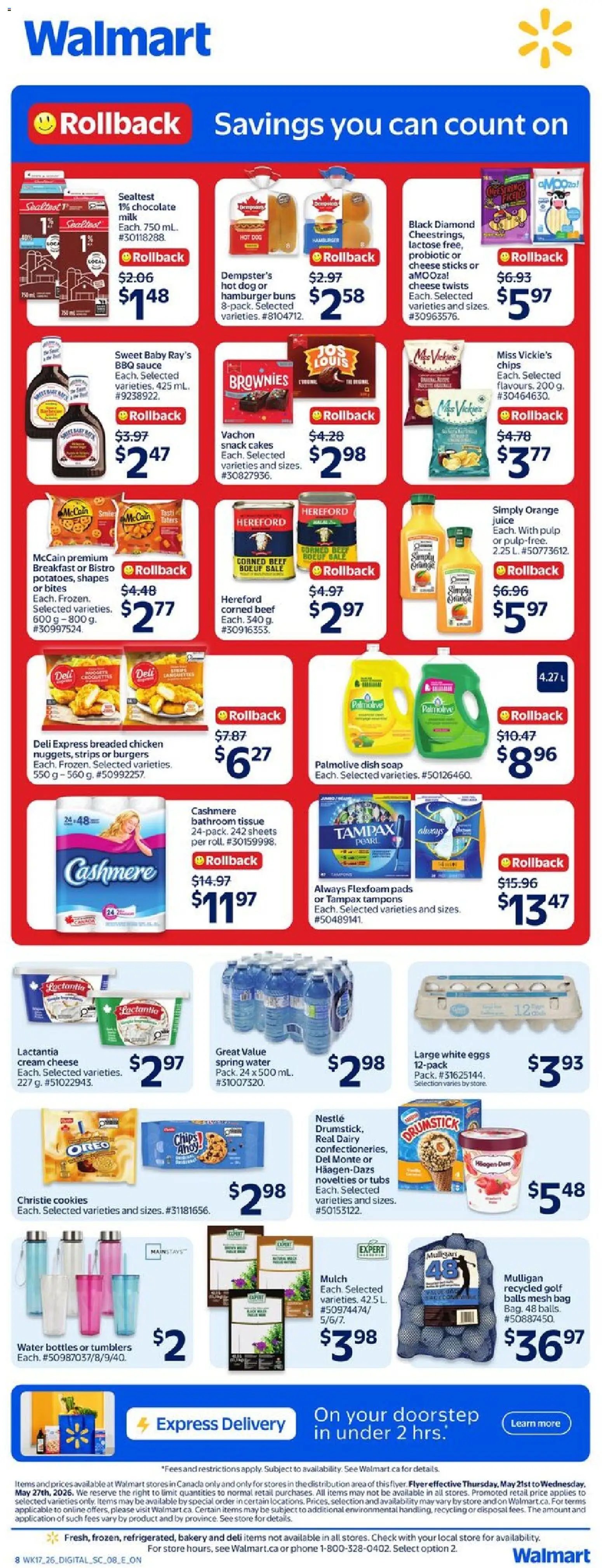 Walmart flyer from 21.05.2026 Walmart weekly flyer (2026-05-21 - 2026-05-27) | 2