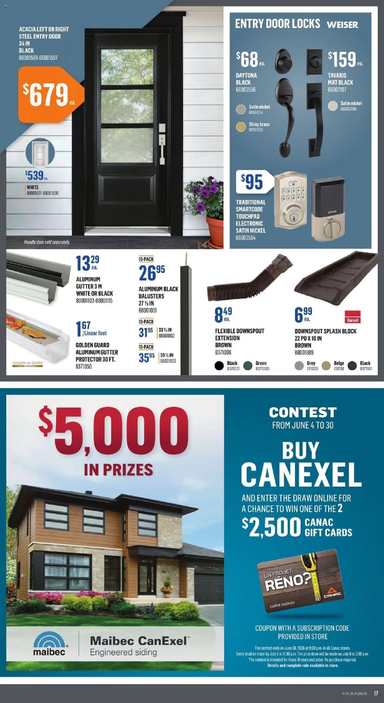 Canac flyer from 25.06.2026 Canac weekly flyer