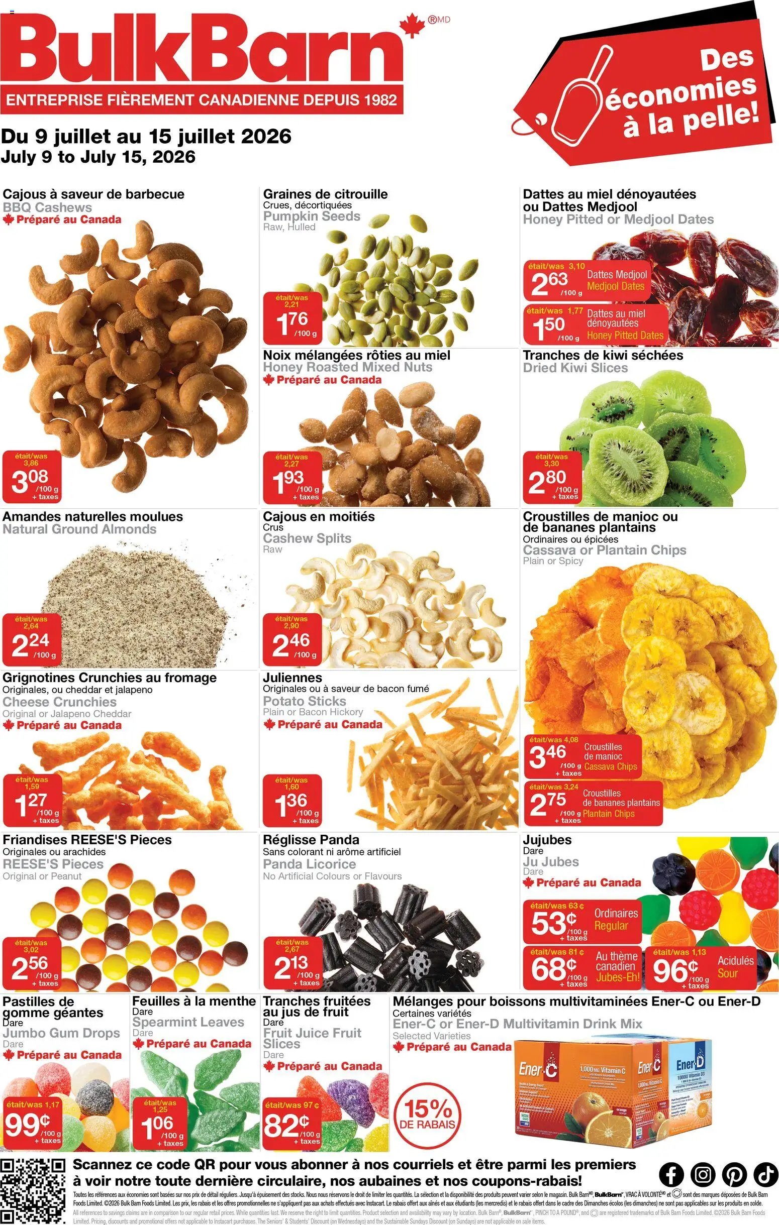 Bulk Barn flyer from 09.07.2026 Bulk Barn weekly flyer / circulaire